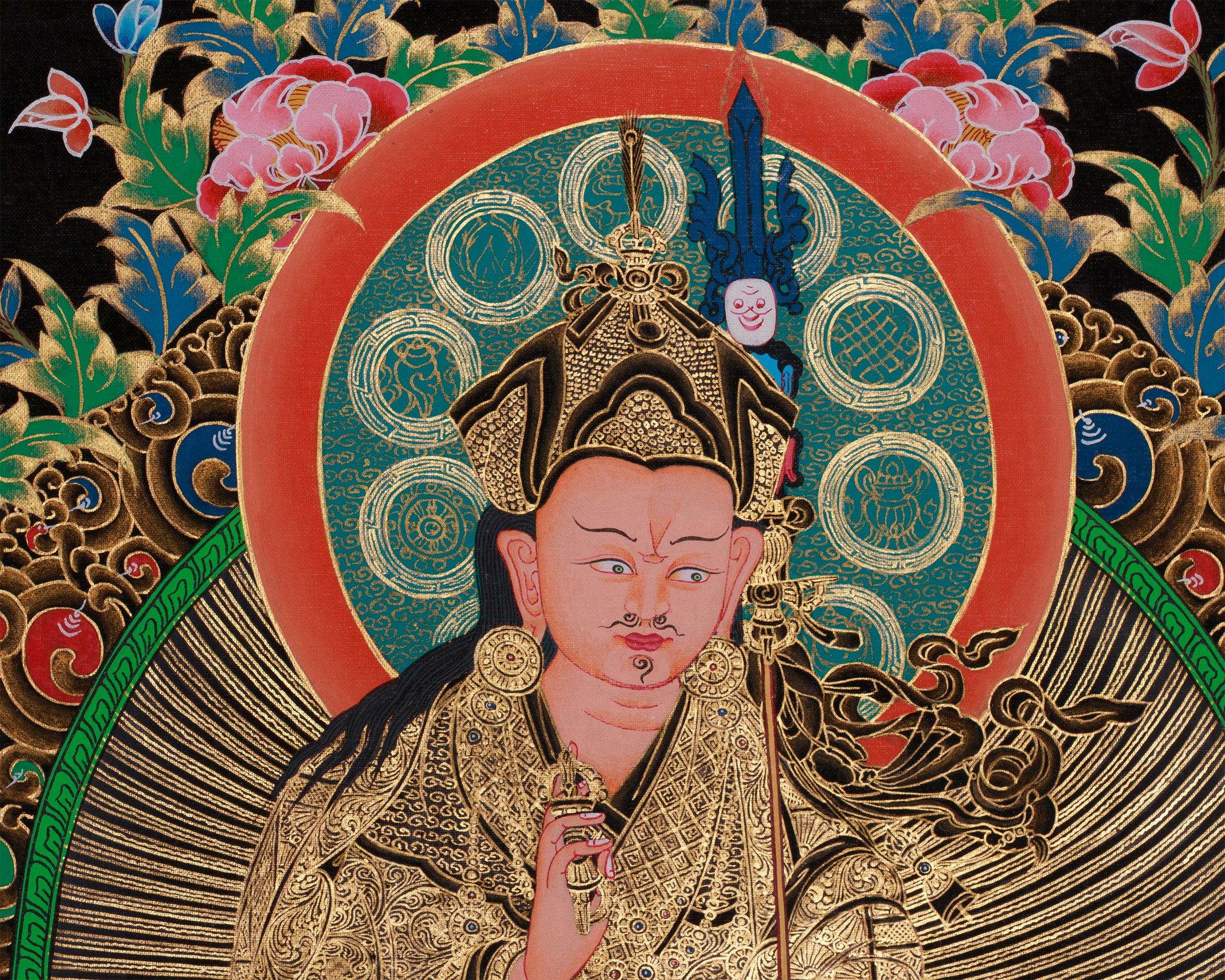 Guru Tsokye Dorje Artwork | Lotus Deity of Vajrayana | Power, Compassion and Wisdom