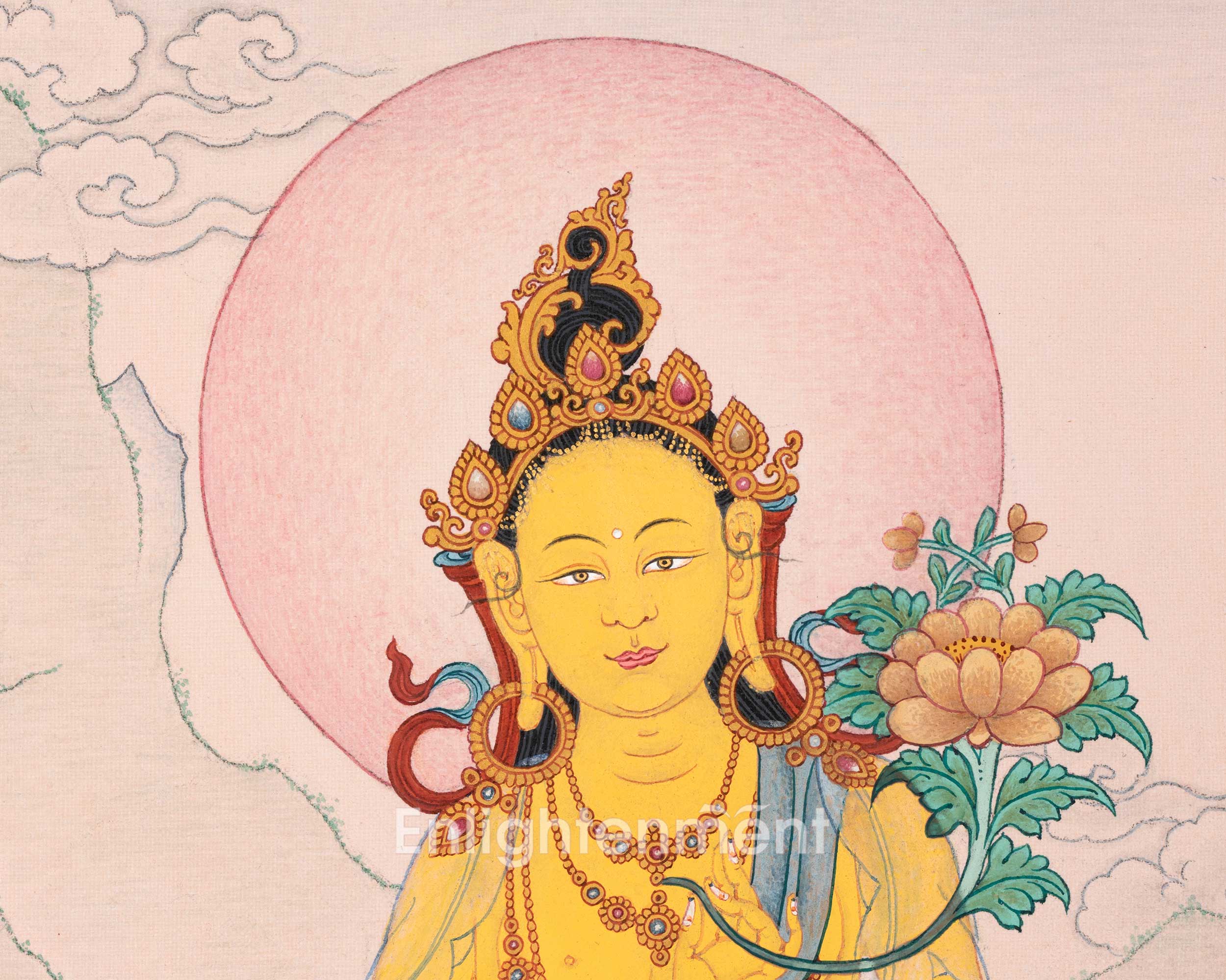 Humsvara Nadini Tara  | 21 Tara of Surya Gupta Thangka
