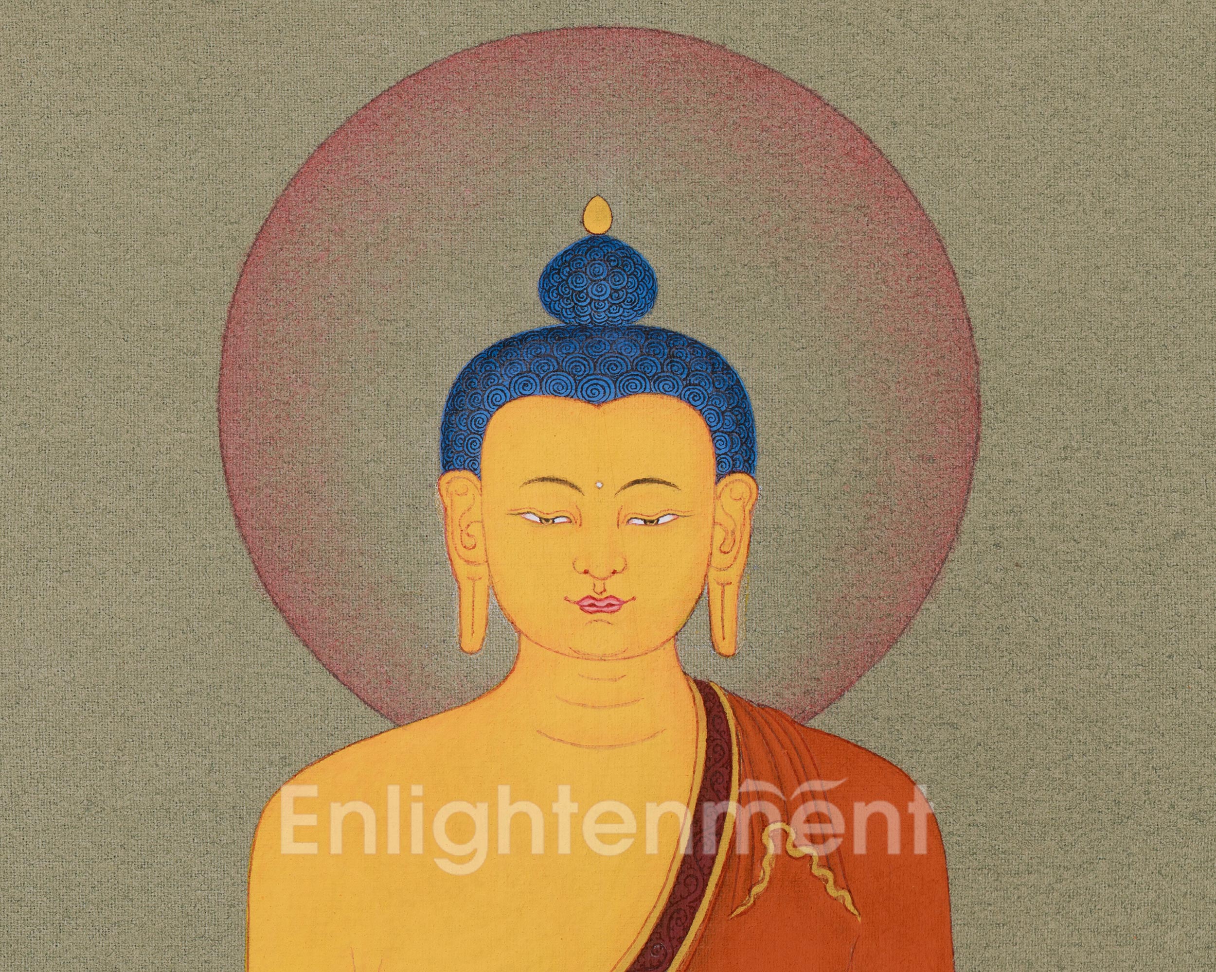 Traditional Buddha Shakyamuni Artwork | Historical Buddha, Peace, and Devotion
