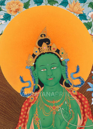 21 Tara | Tibetan Thangka Print | Orgyen Chokgyur Dechen Lingpa Tradition