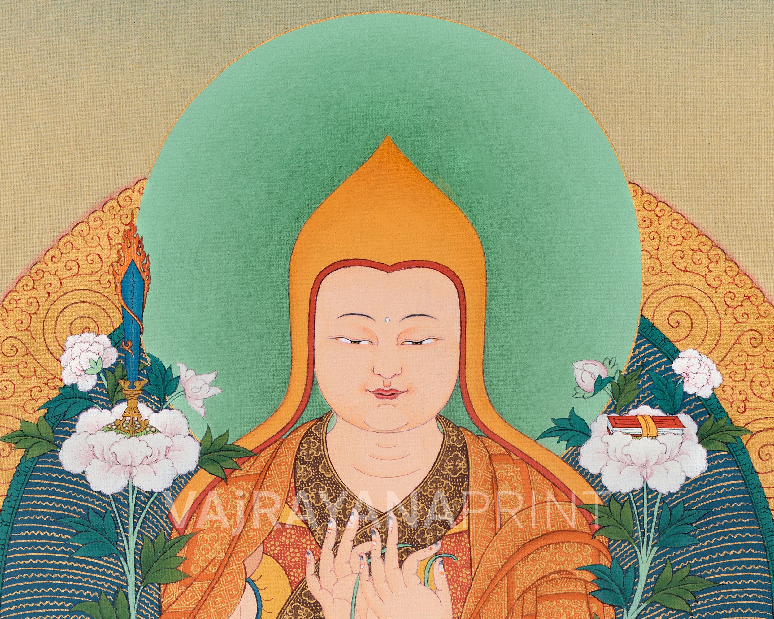 Tsongkhapa Canvas Print | Spiritual Teacher and Protector of the Dharma