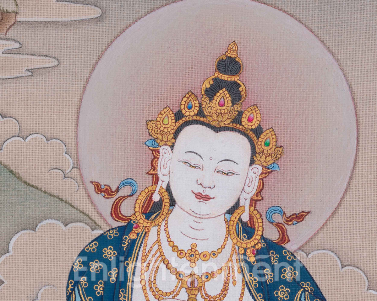 Vajrasattva Spiritual Art | Purification and Wisdom Deity