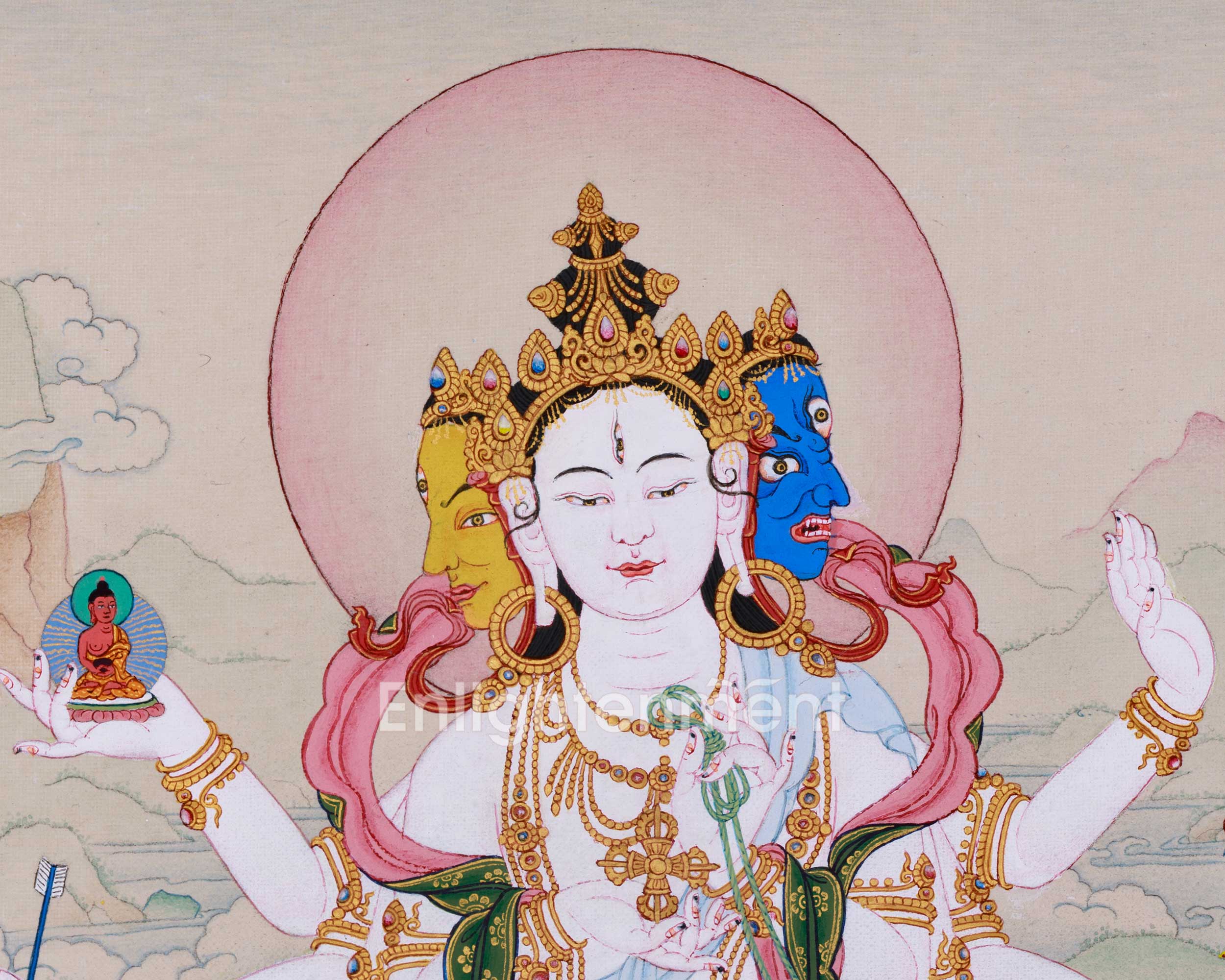 Namgyalma  Thangka: Ushnisa Vijaya
