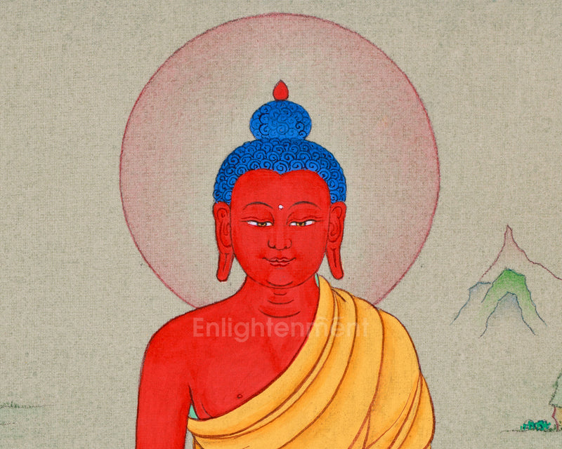 Amitabha Buddha: Mini Thangka