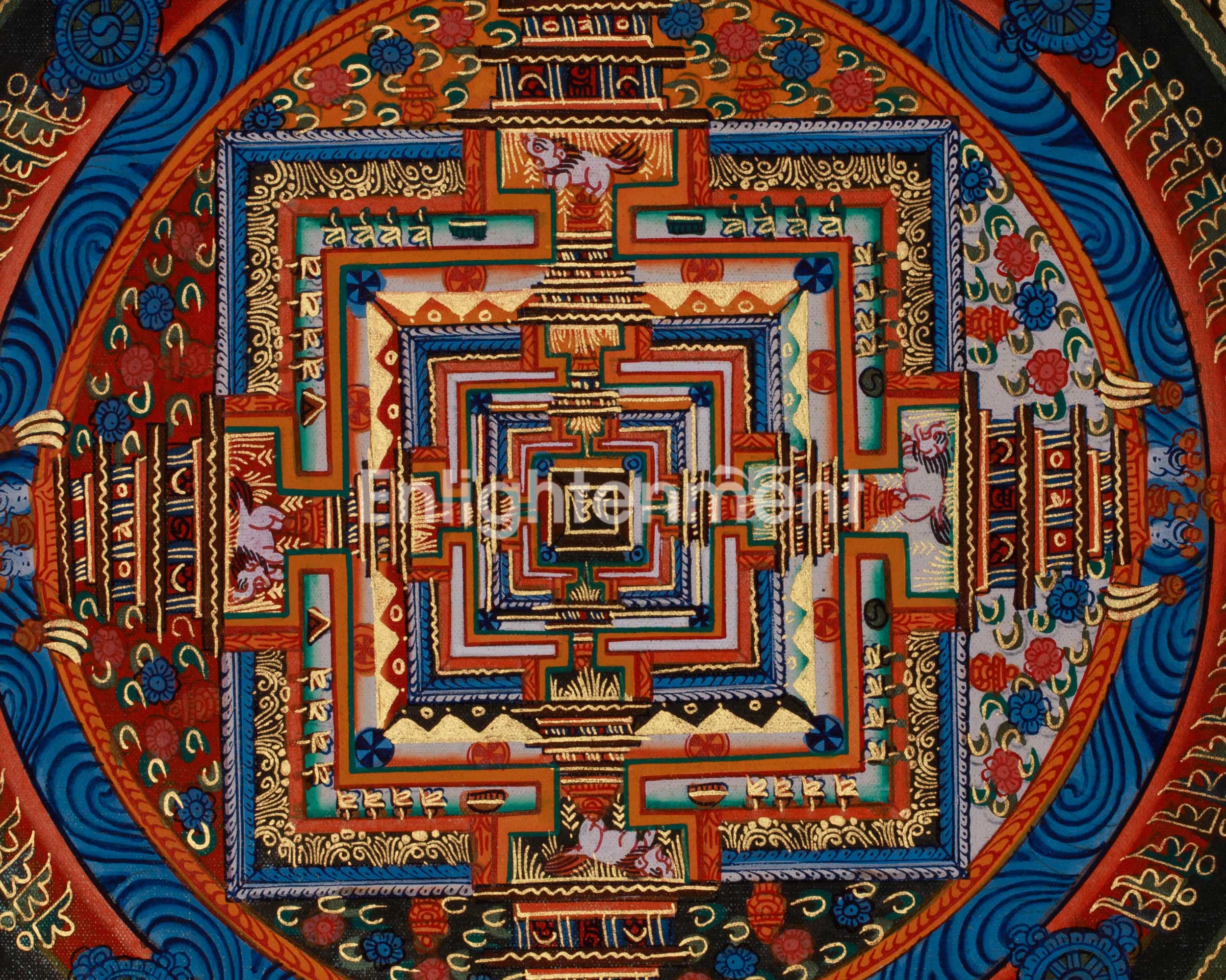 Buddhist Kalachakra Meditation Mandala | Enlightenment & Meditation
