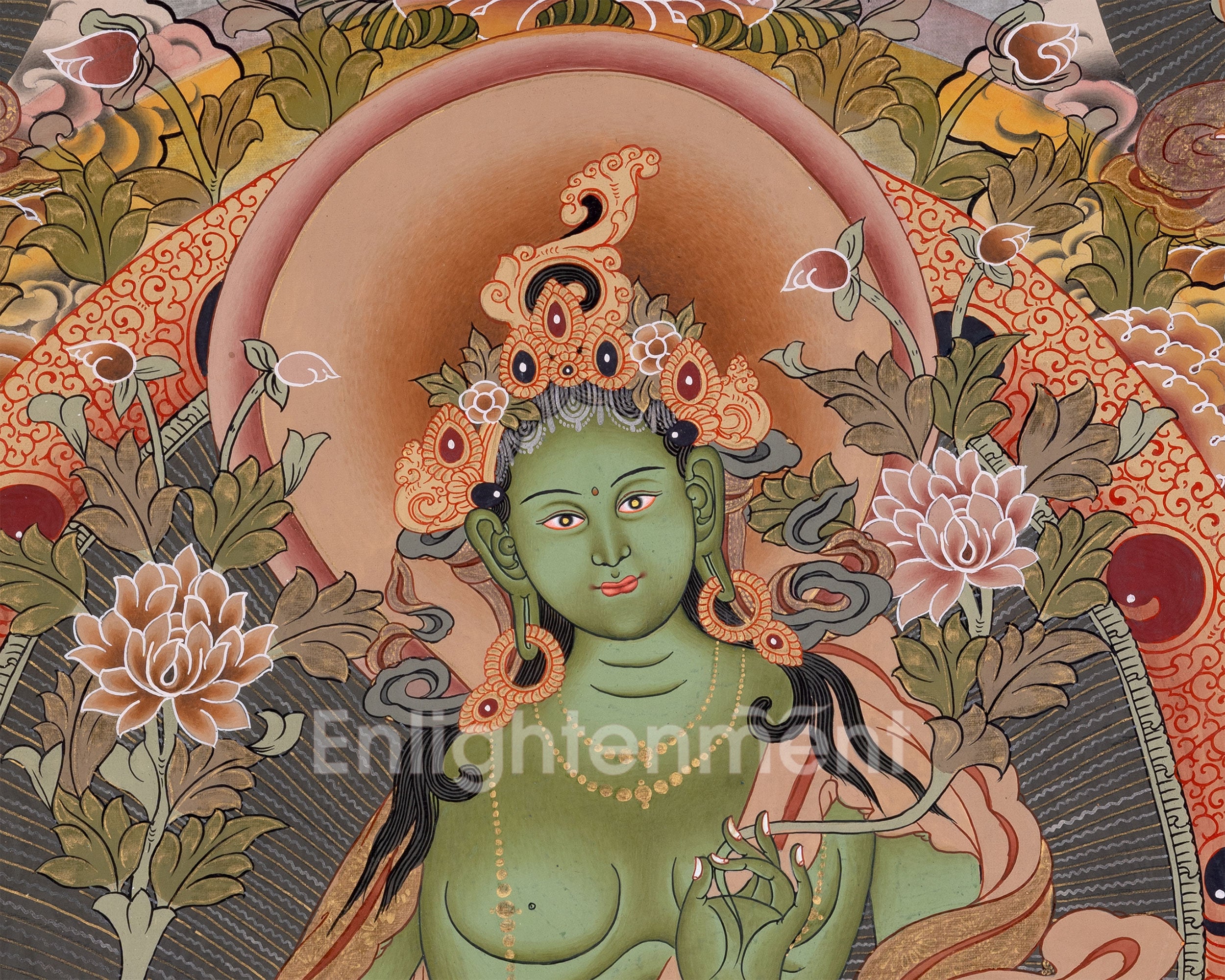 Compassionate Saviour Green Tara | Sacred Symbol of Protection and Compassion