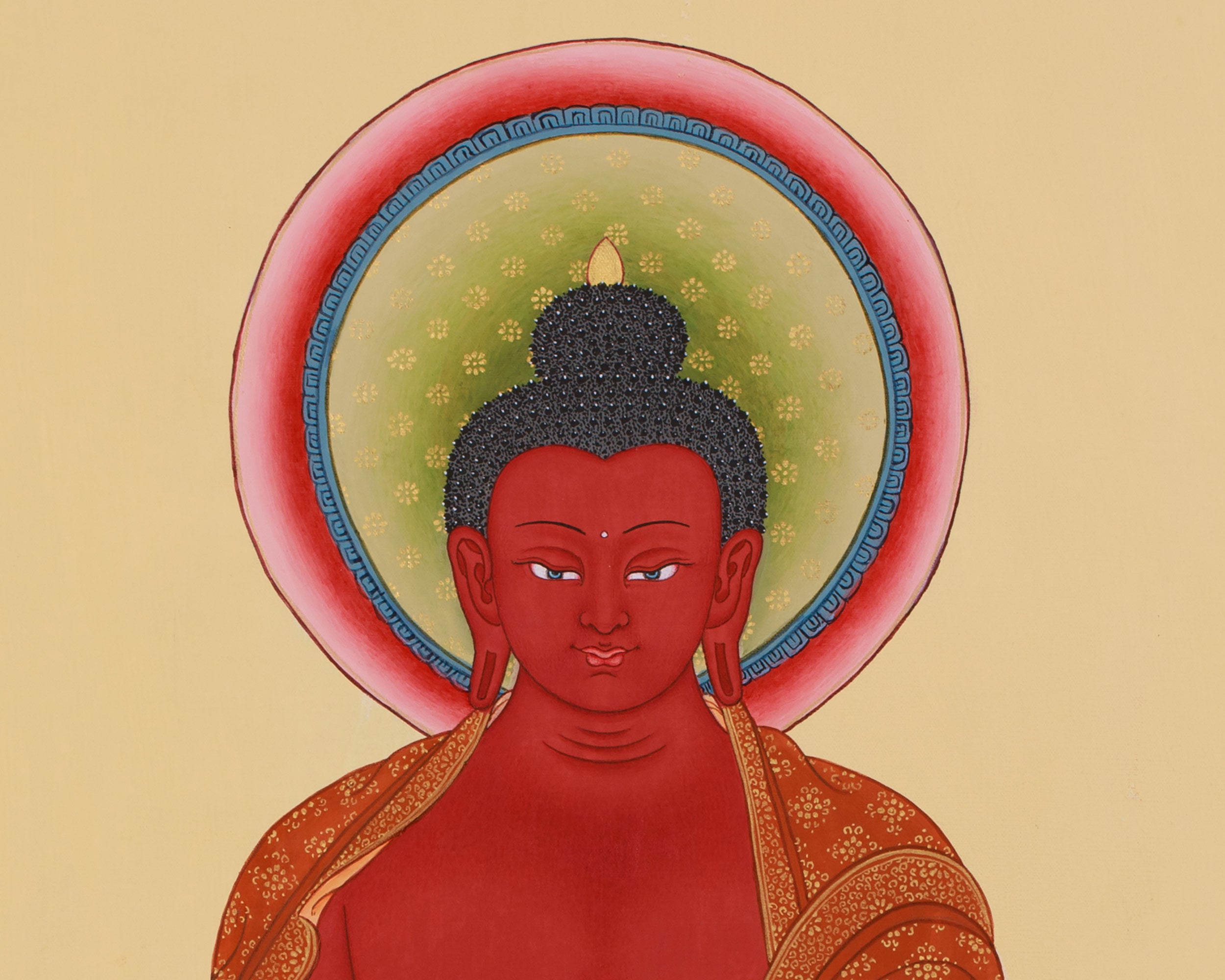 Pure Land Amitabha Buddha Thangka | A Sacred Path to Enlightenment