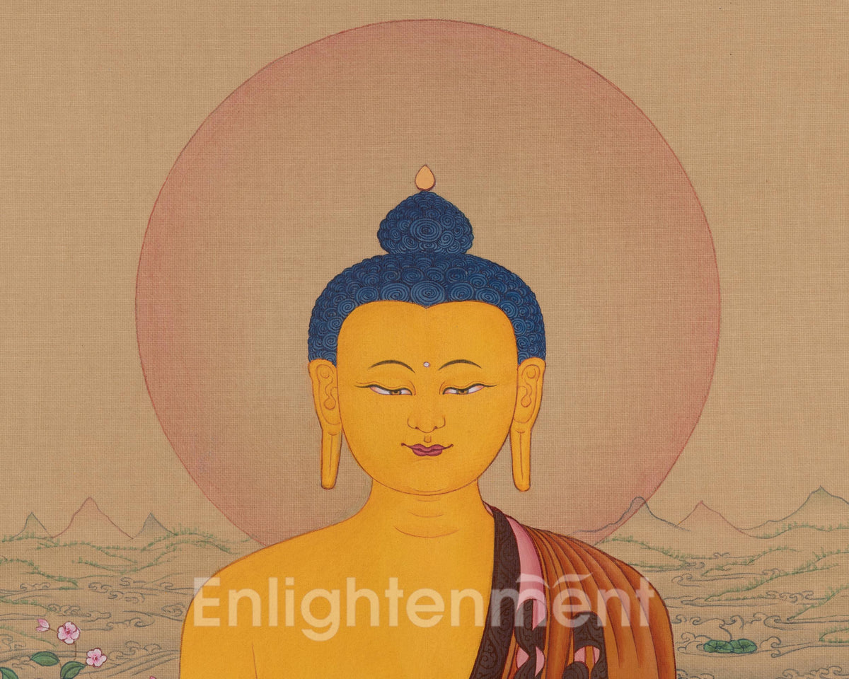 Siddhartha Gautama Thangka Art | Shakyamuni Buddha
