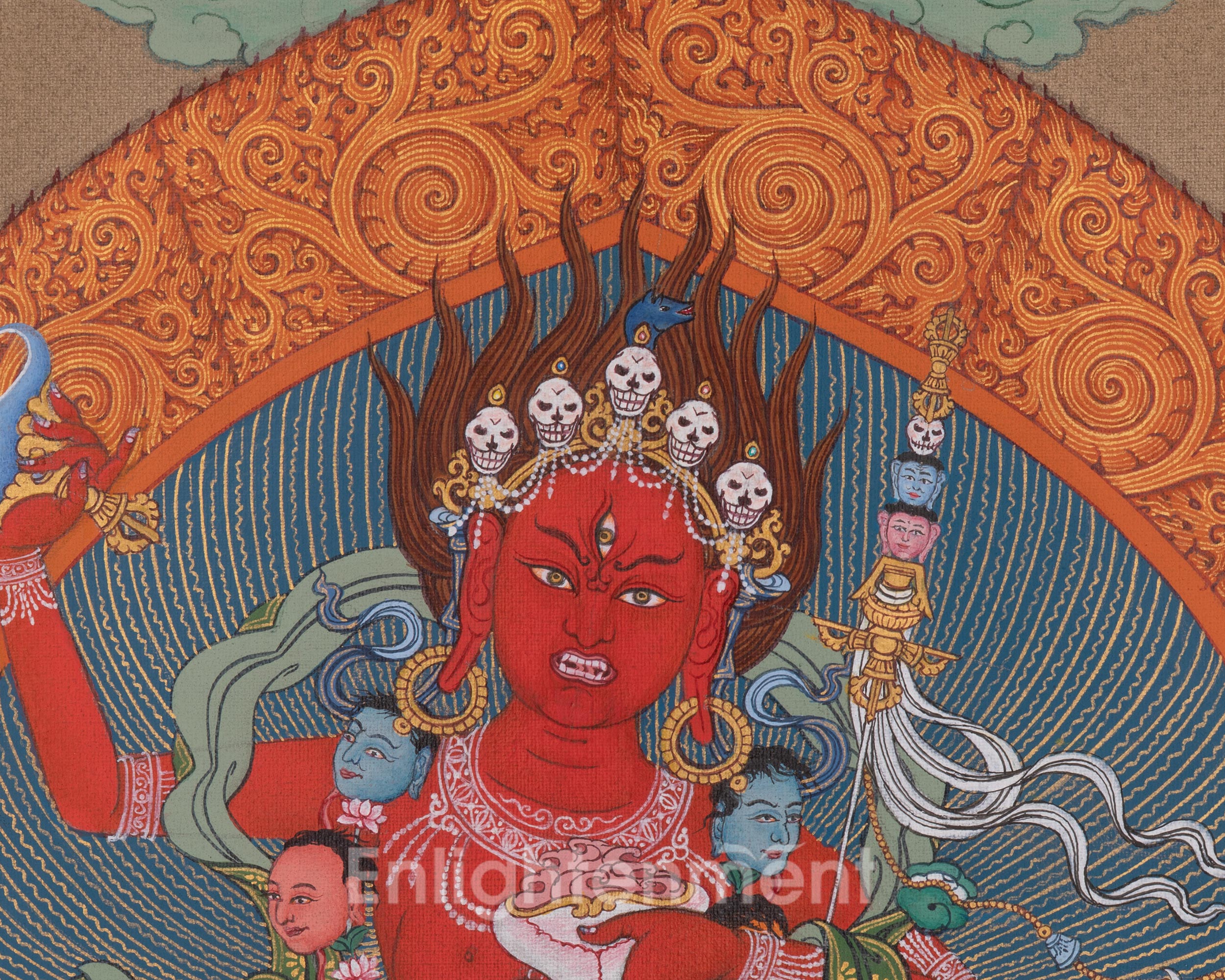 Vajravarahi Tibetan Thangka | Wrathful Dakini In Vajrayana Buddhism |Transcendent Wisdom