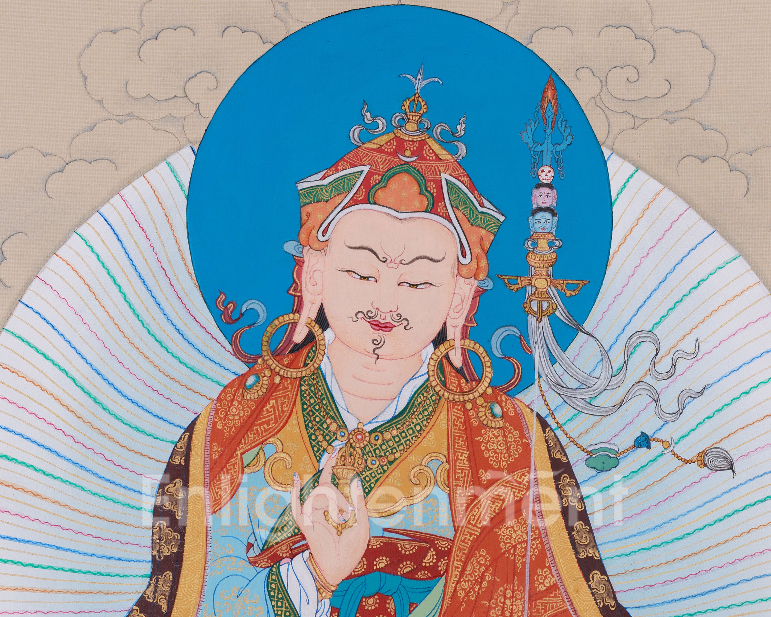 Second Buddha Rinpoche Thangka | Guru Padmasambhava Artwork