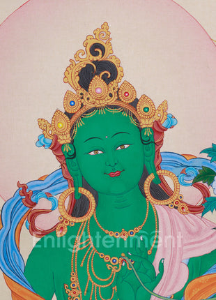 Traditional Green Tara, the Swift Savior | A Blessing of Protection and Serenity