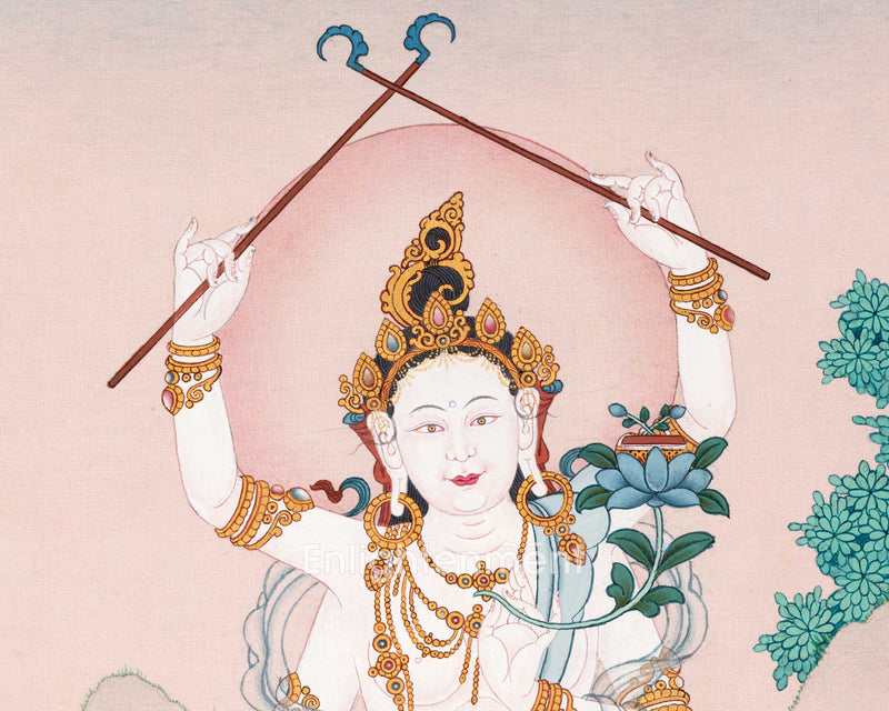 Samkusumita Tara  | 21 Tara of Surya Gupta Thangka