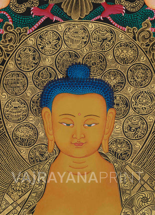 The Enlightened Teacher Buddha Shakyamuni | Giclee Canvas Print