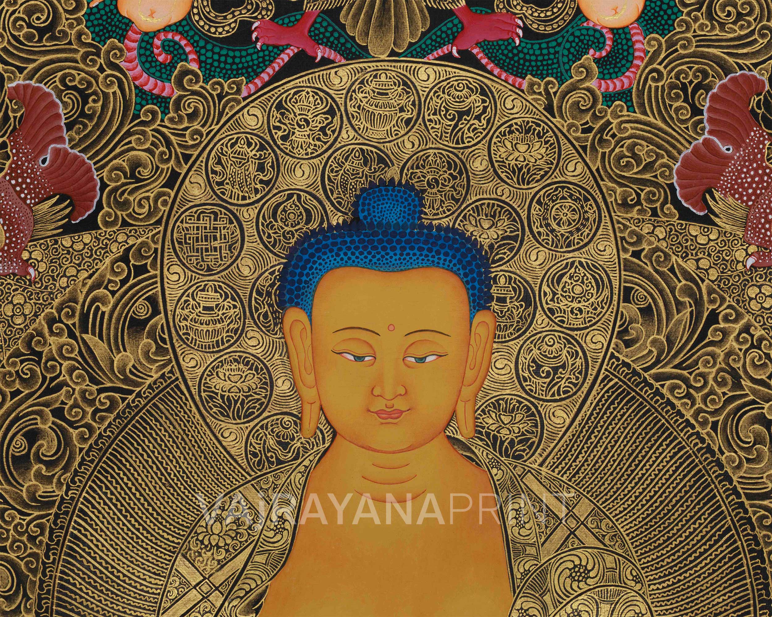 The Enlightened Teacher Buddha Shakyamuni | Giclee Canvas Print
