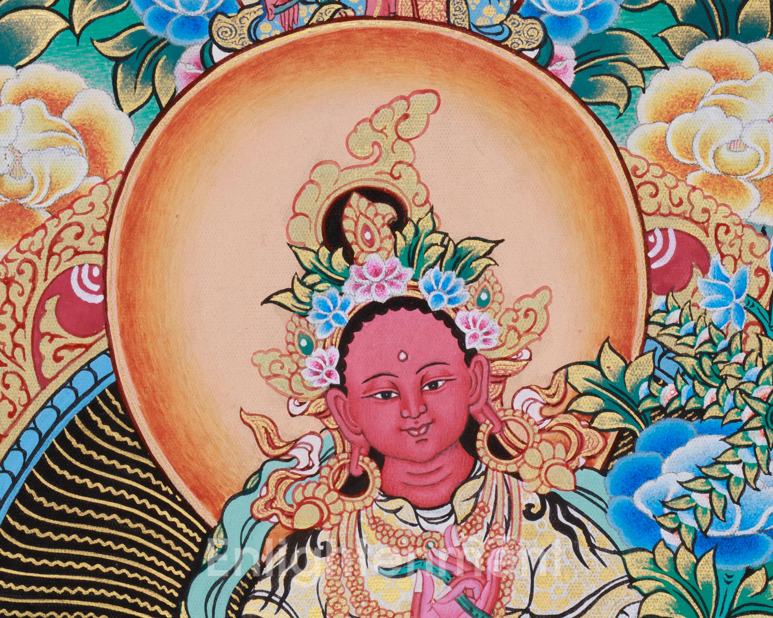 Goddess Red Tara Thangka | A Dynamic And Powerful Form of The Bodhisattva Tara