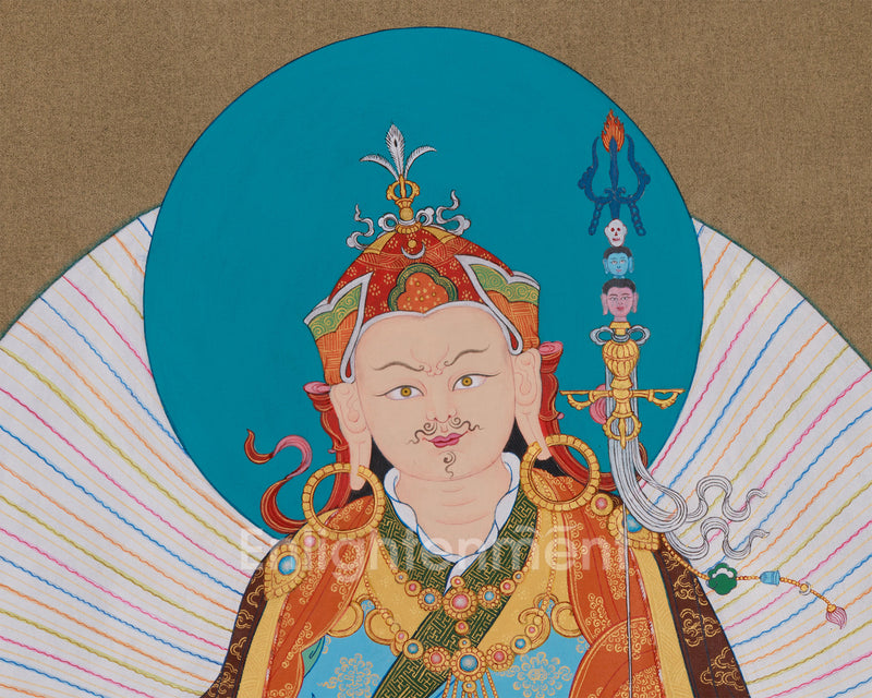 Second Buddha Guru Rinpoche | Spiritual Art for Protection and Enlightenment