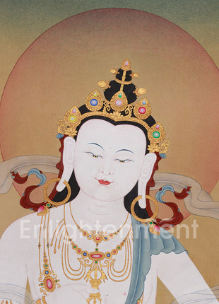 Timeless Purity: Heruka Vajrasattva | Grand 40x50" Thangka | Karma Gadri Masterwork