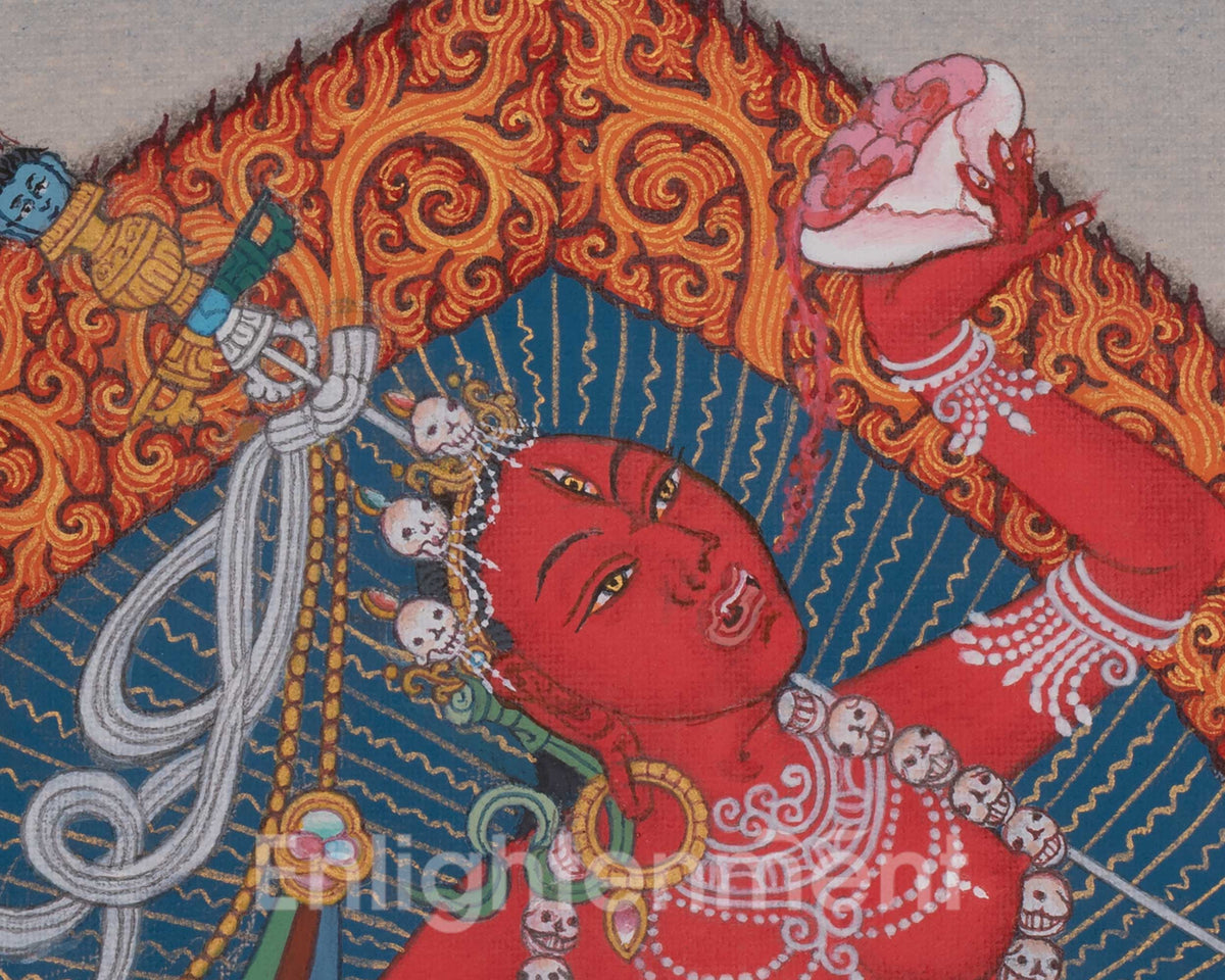 Vajrayogini Traditional Thangka | Sacred Himalayan Art of Wisdom and Transformation