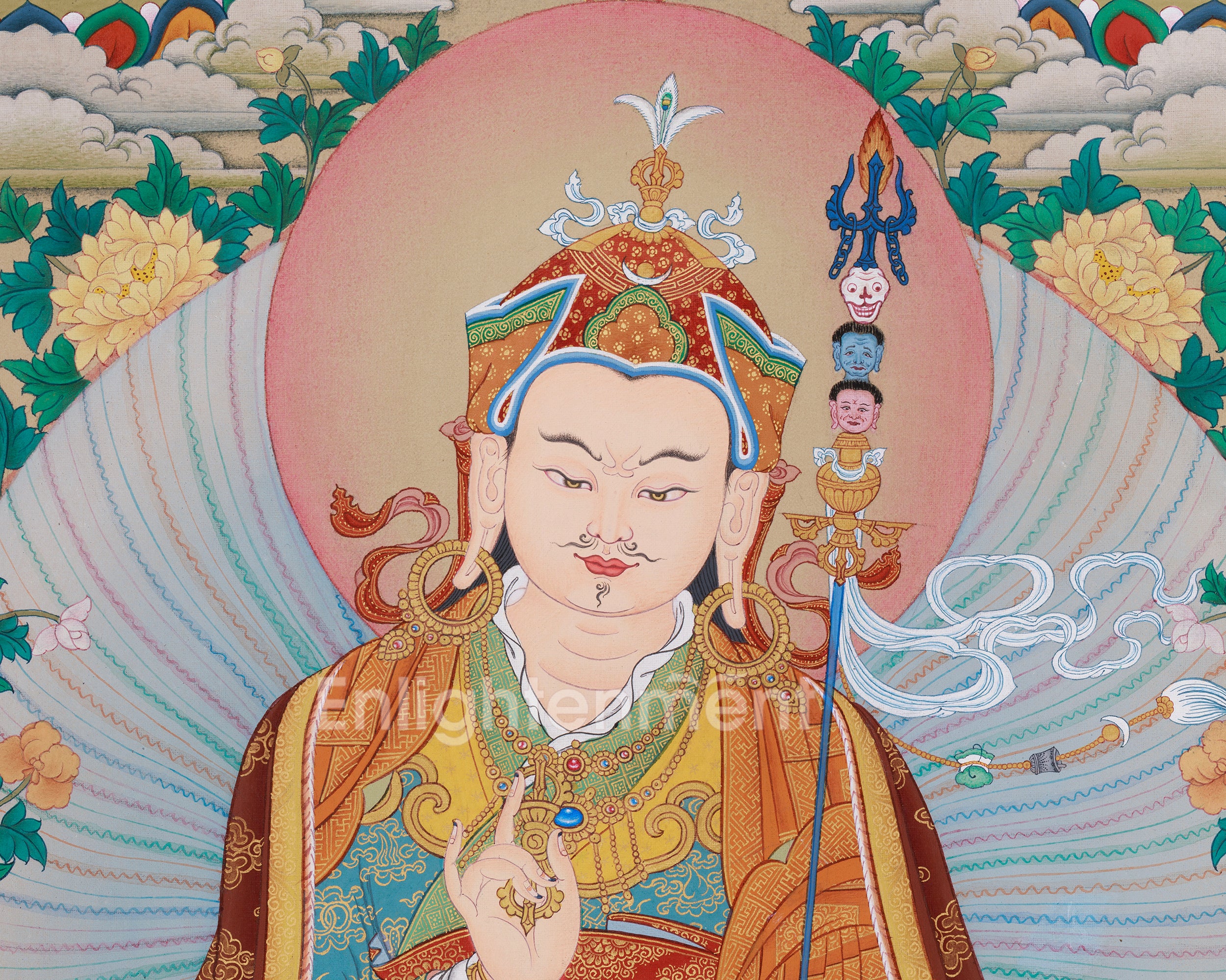 Guru Sangye Painting | Divine Buddhist Art of Guru Rinpoche’s Enlightened Form