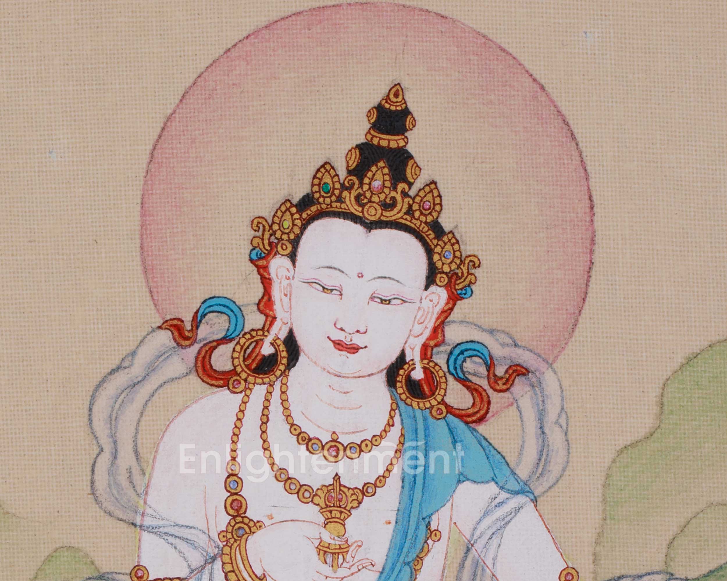 Buddhist Deity Vajrasattva Thangka | A Sacred Path to Purification and Enlightenment