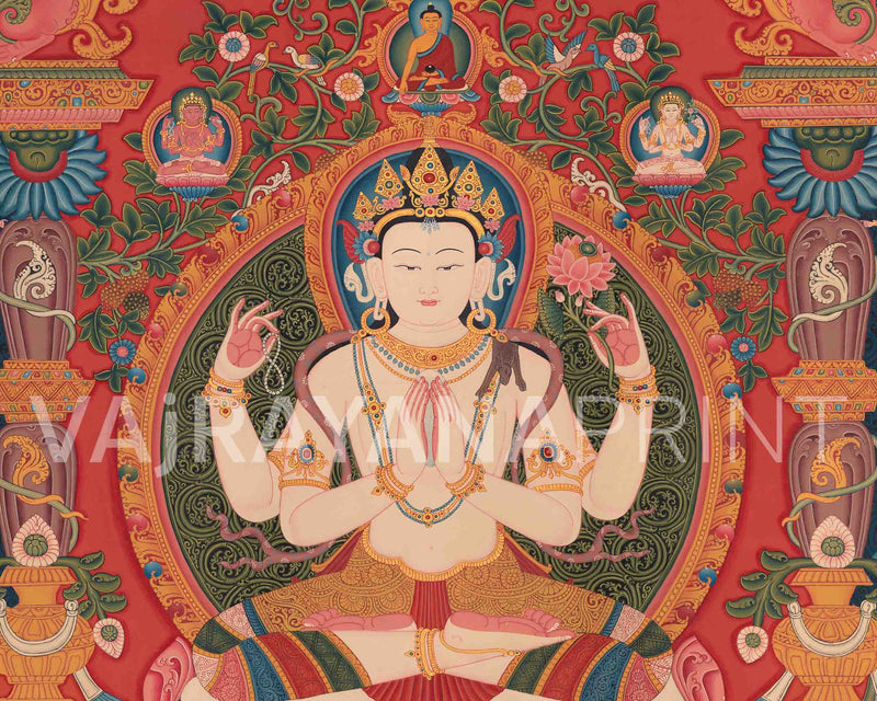 Chenresig Meditation| Thangka Art| Buddhist Art