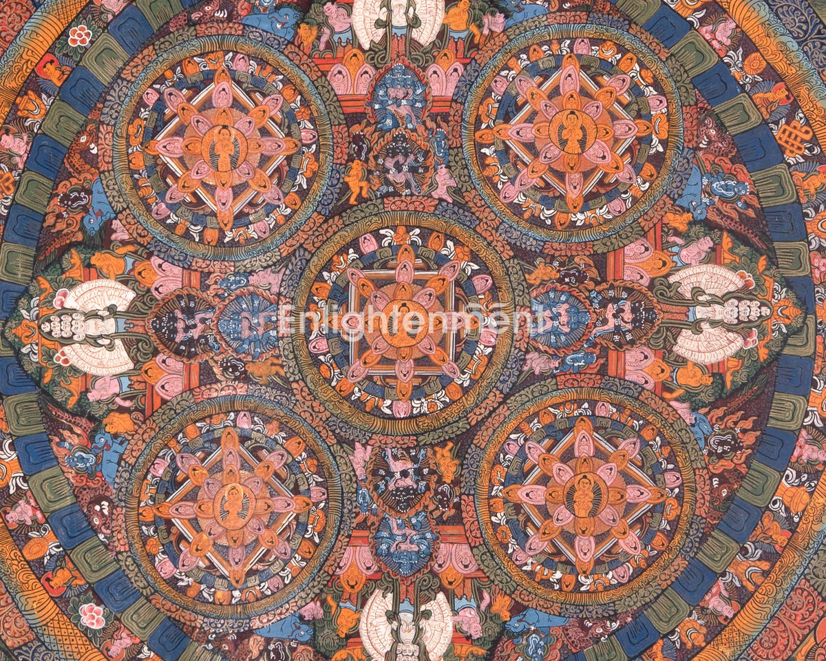 Vintage Buddha Mandala | Wall Hanging