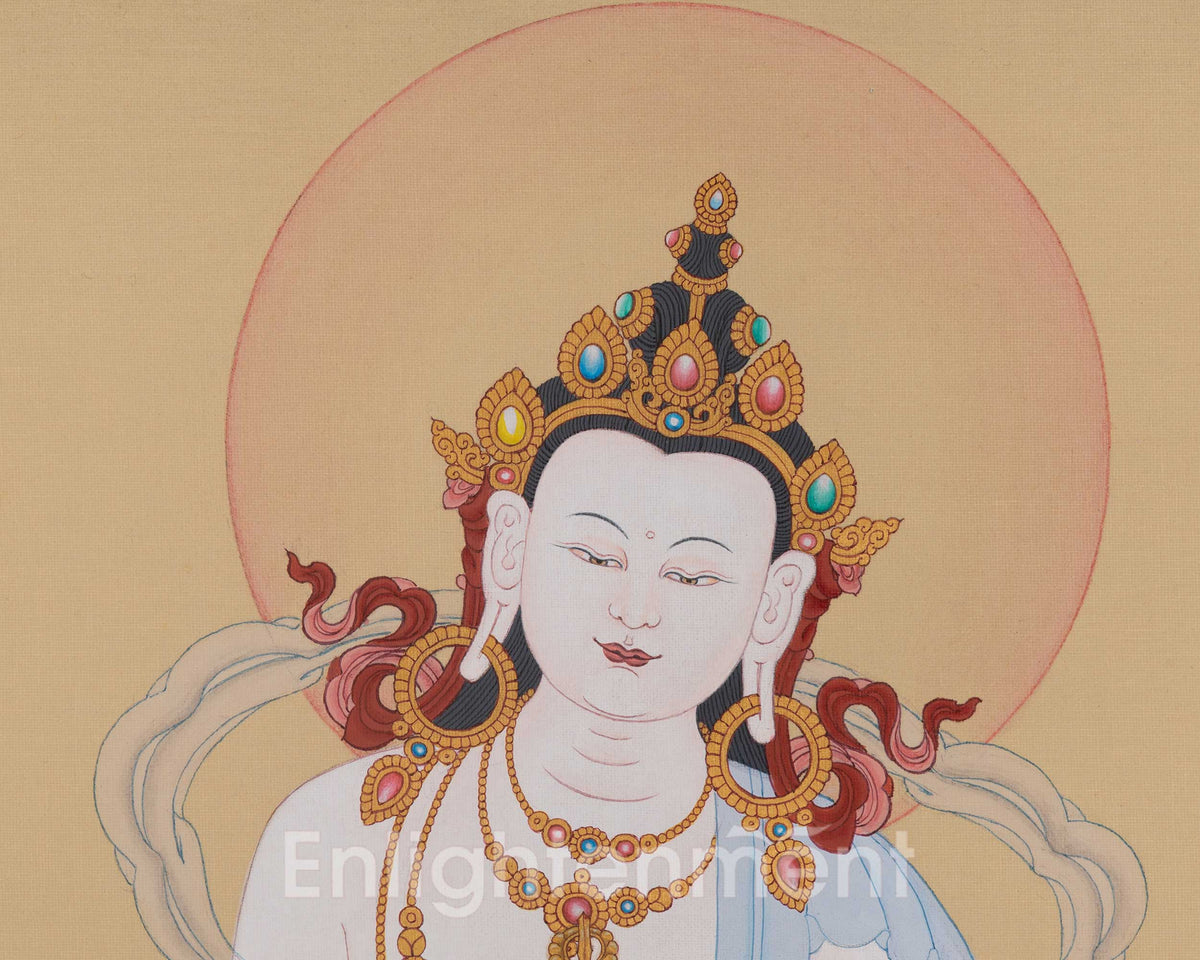 Vajrasattva Buddhist Artwork | The Indestructible Power of Enlightenment