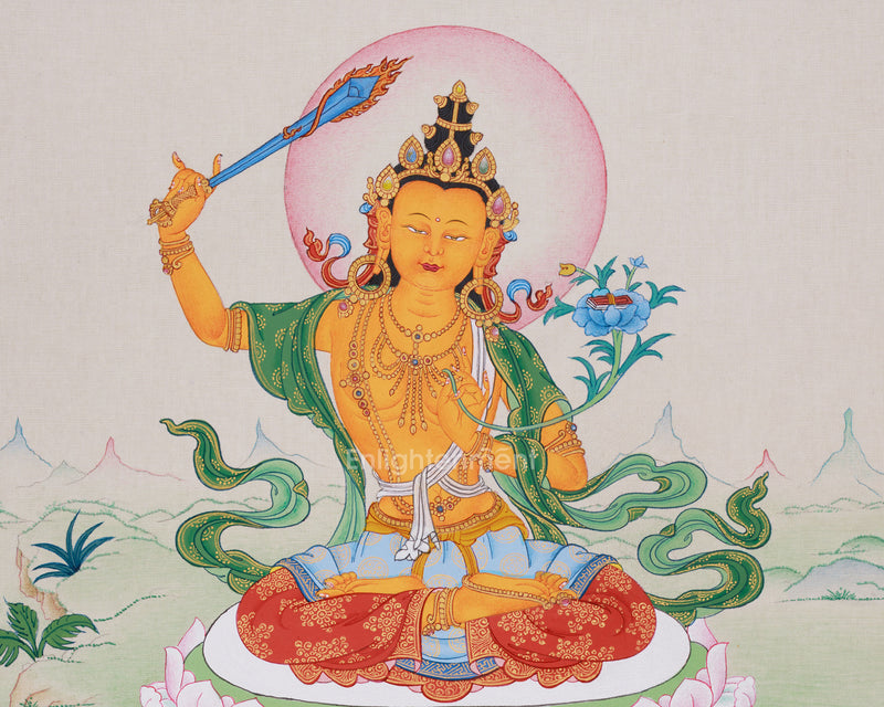 Jetsun Jampalyang (Manjushri) Thangka | Buddha To Be