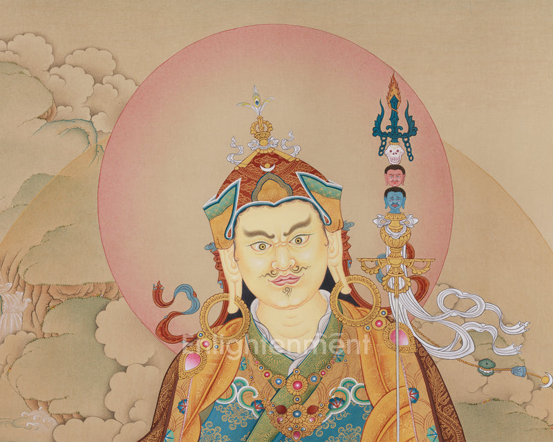 The Great Master Guru Rinpoche Thangka | Exclusive Art of Enlightenment