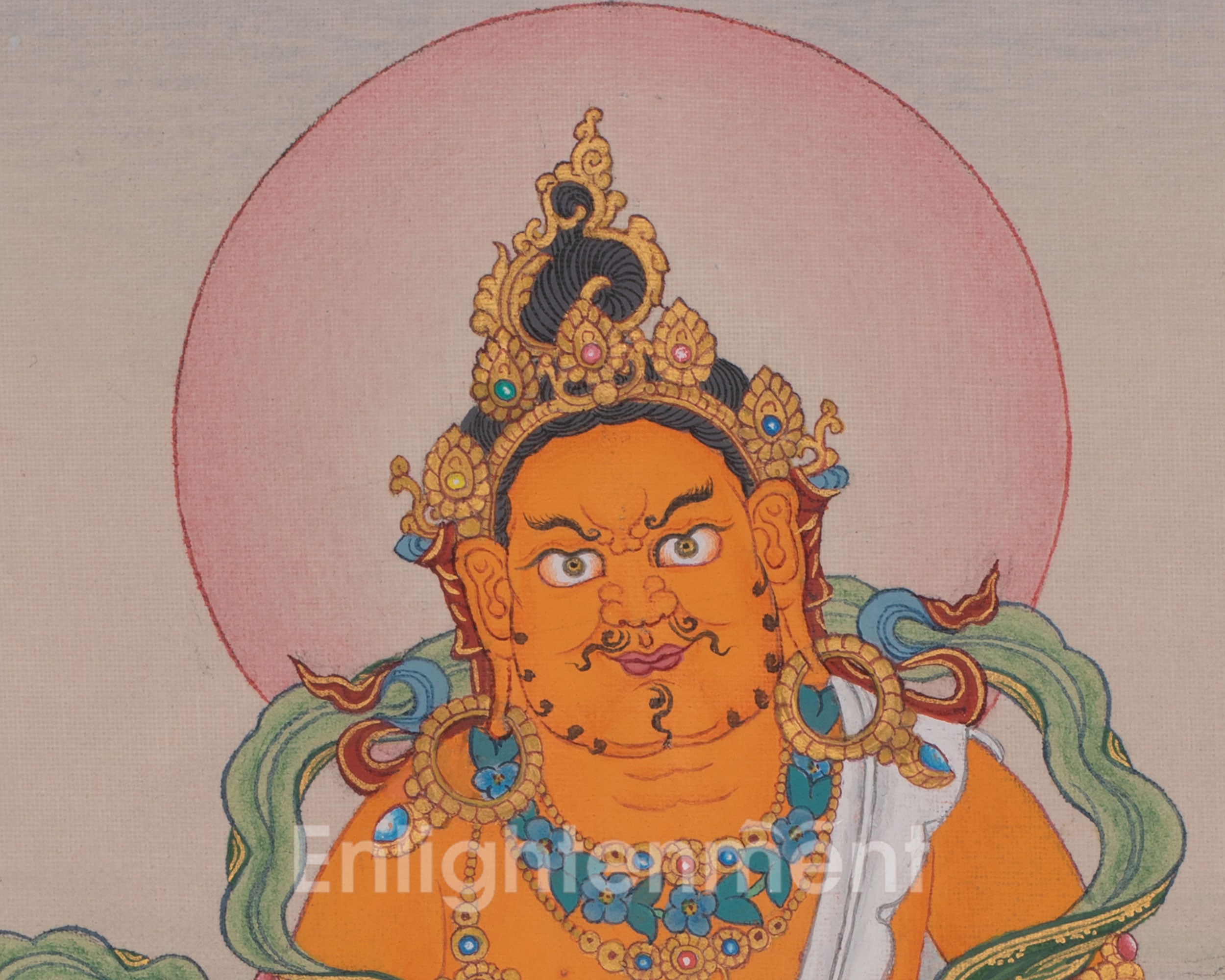 Dzambhala Artwork | Wealth Deity | Symbolizing Prosperity and Blessings