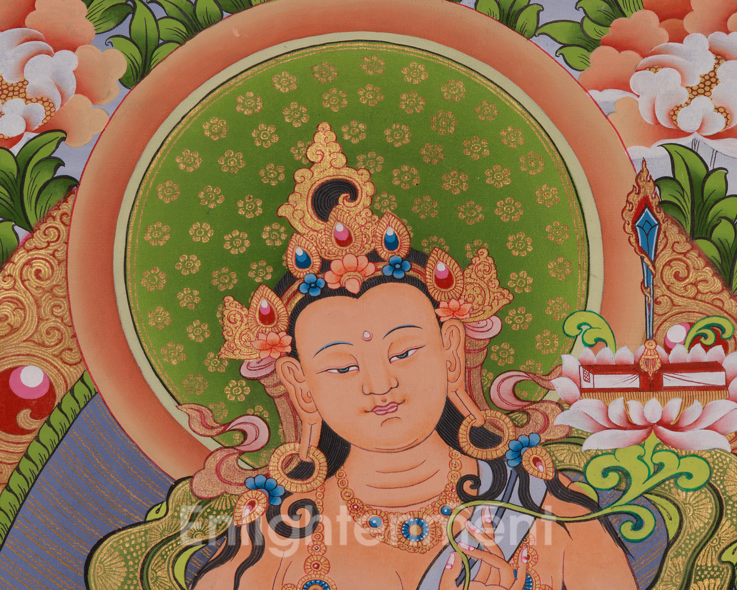 Standing Manjushri Art | The Gentle Glory | Wisdom and Knowledge Deity