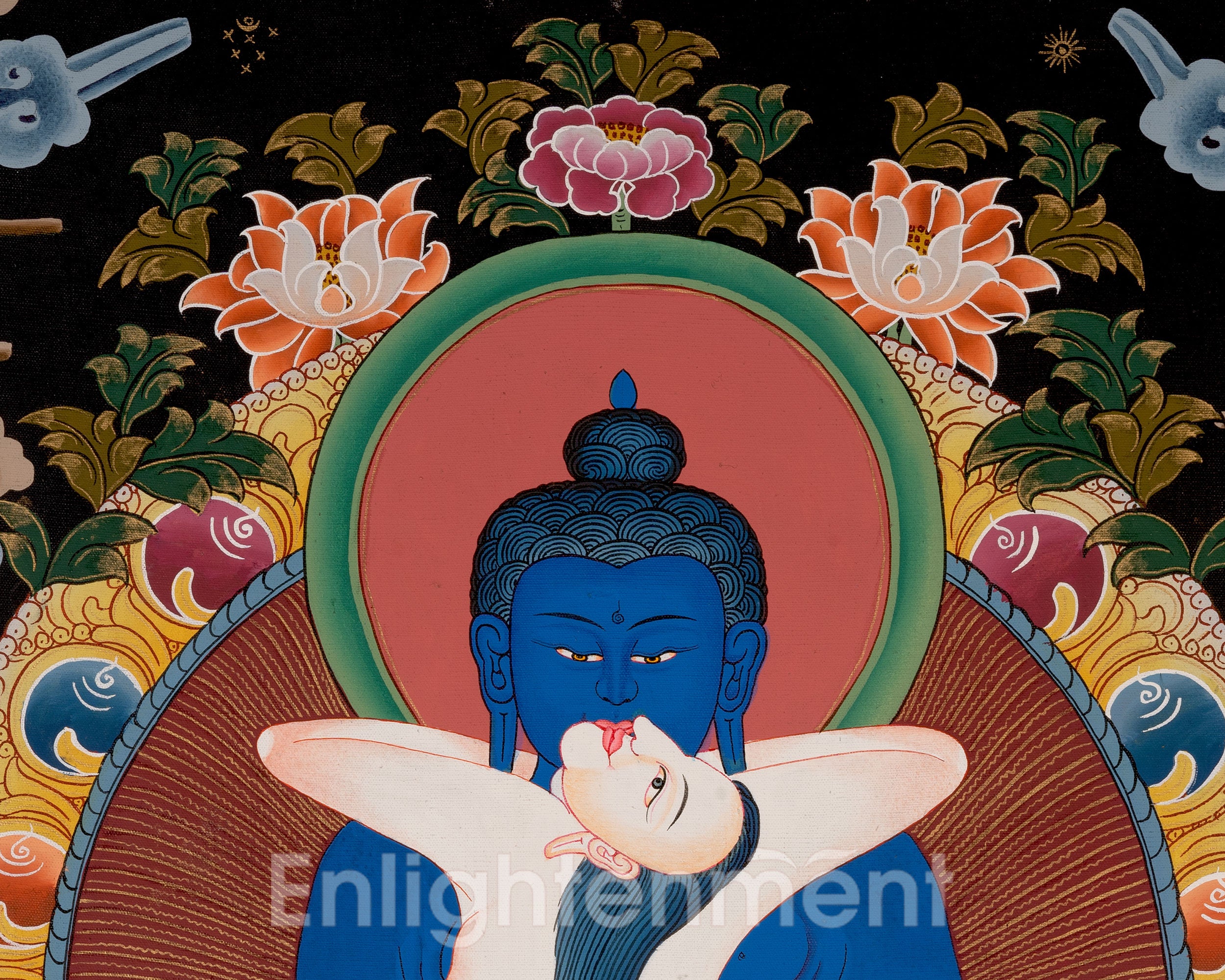 Buddha Samantabhadra Thangka | Traditional Painting | Wall Decors