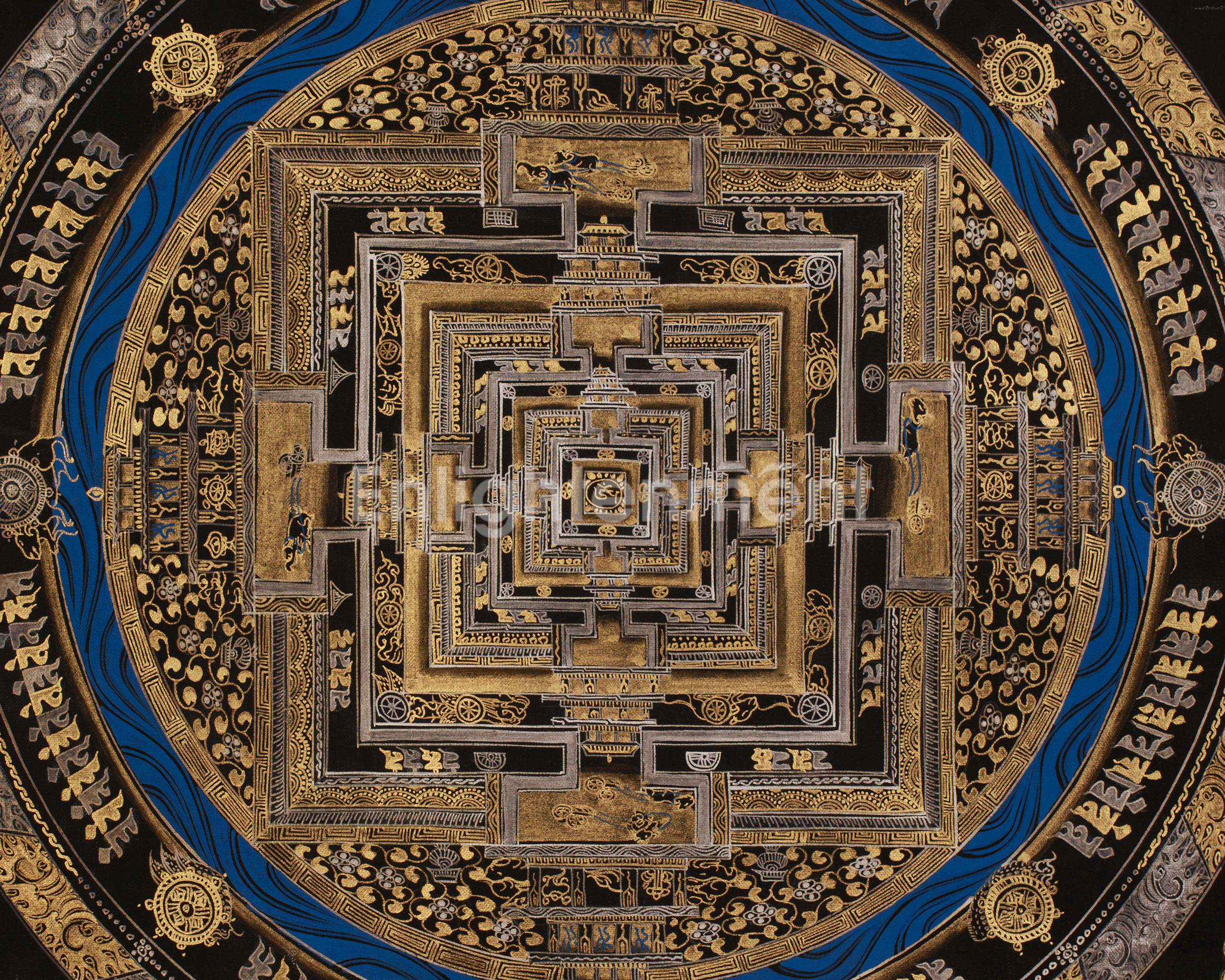 Himalayan Kalachakra Mandala Art | Sacred Energy of Time and Transformation