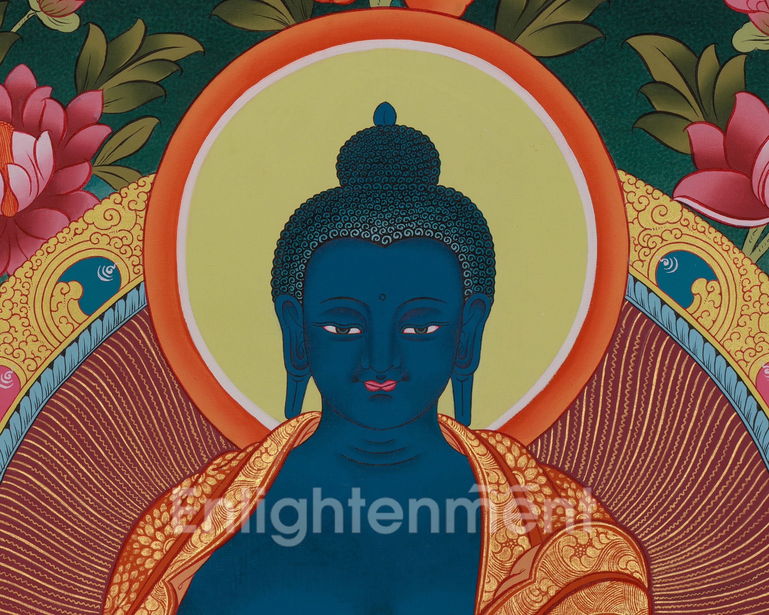 Buddha for Health, Medicine Buddha Thangka | Bhaisajyaguru Art