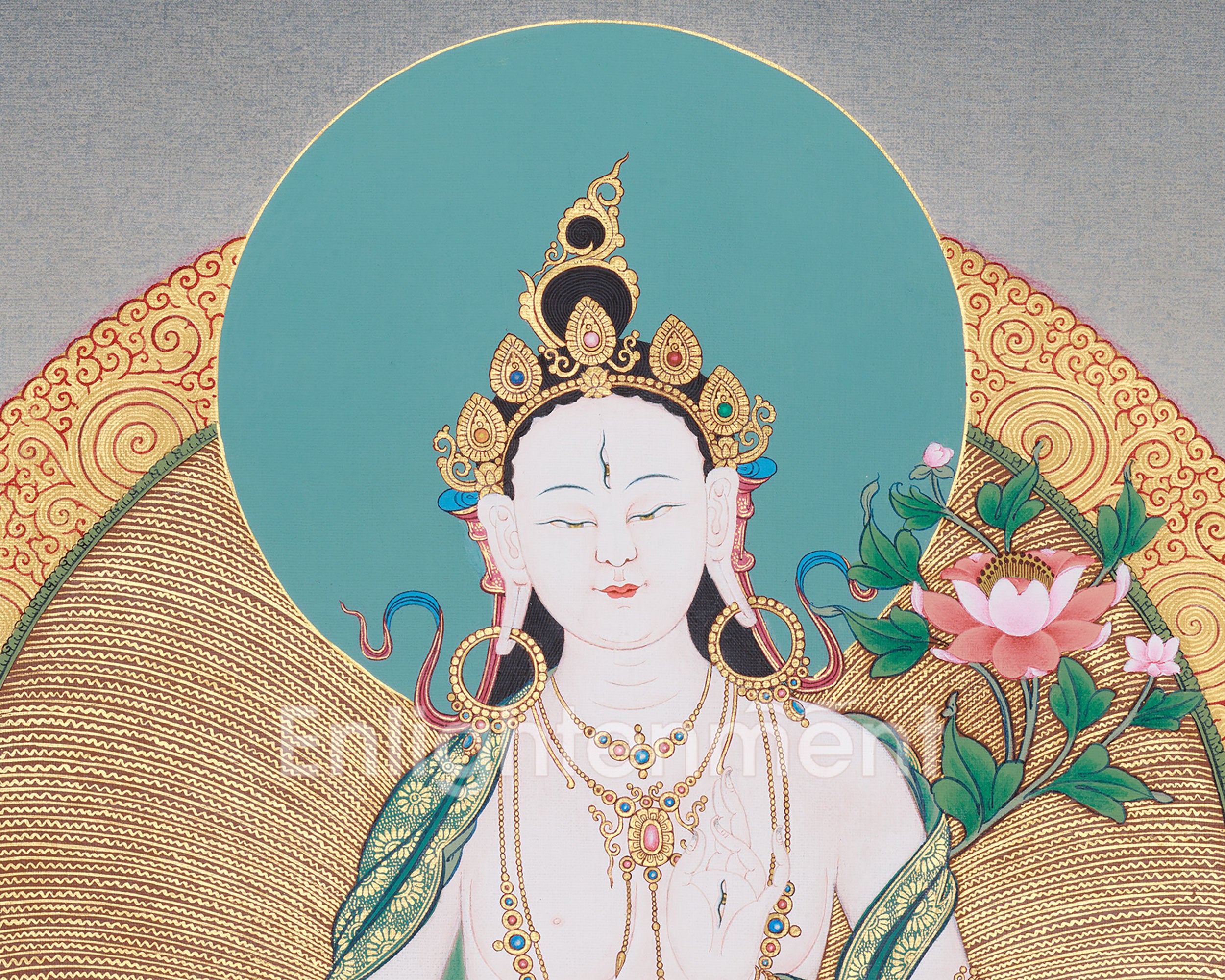 Divine Longevity Goddess Sita Tara | Buddhist Art for Healing and Vitality