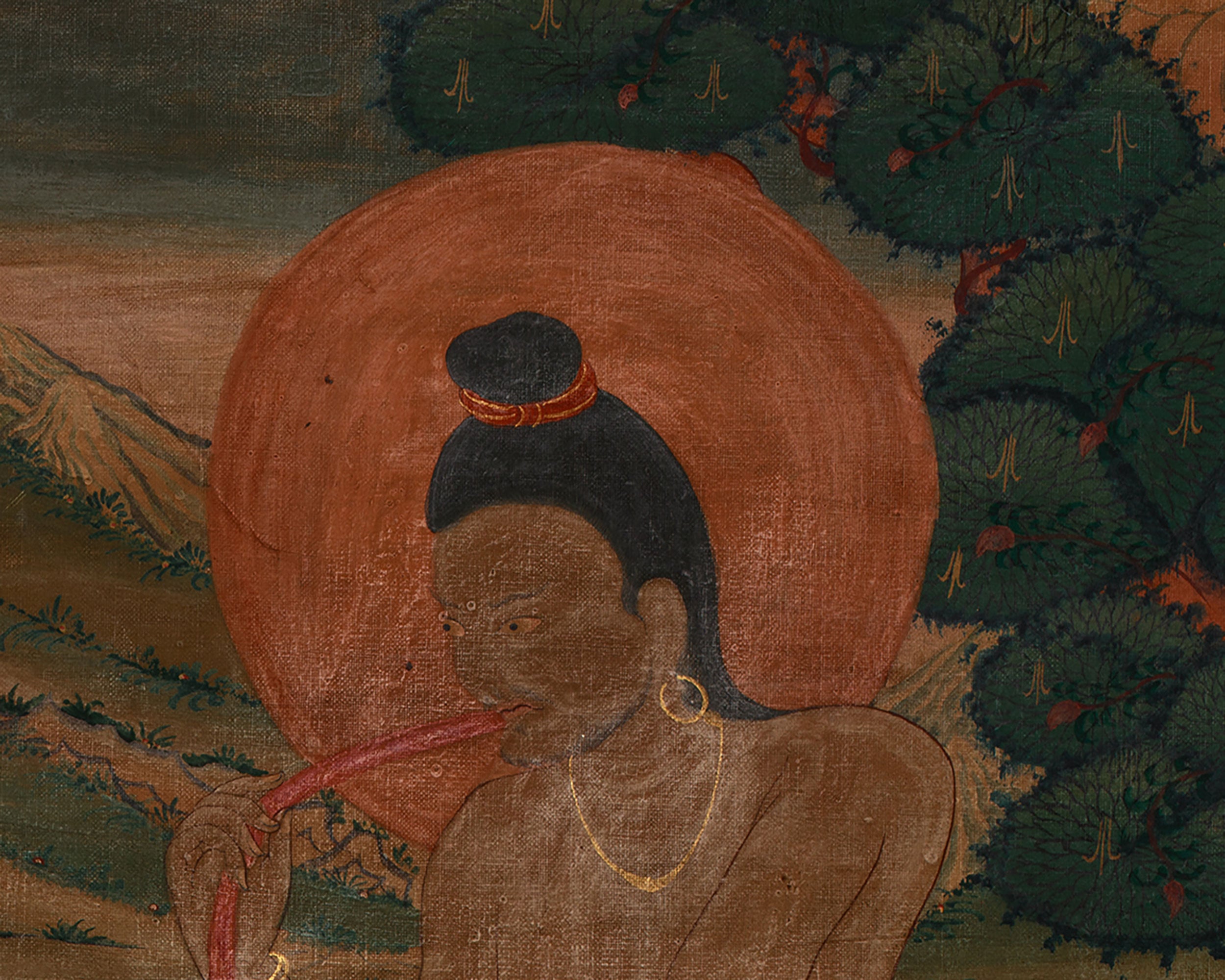 Mahasiddha Luyipa Thangka | The Great Tantric Master