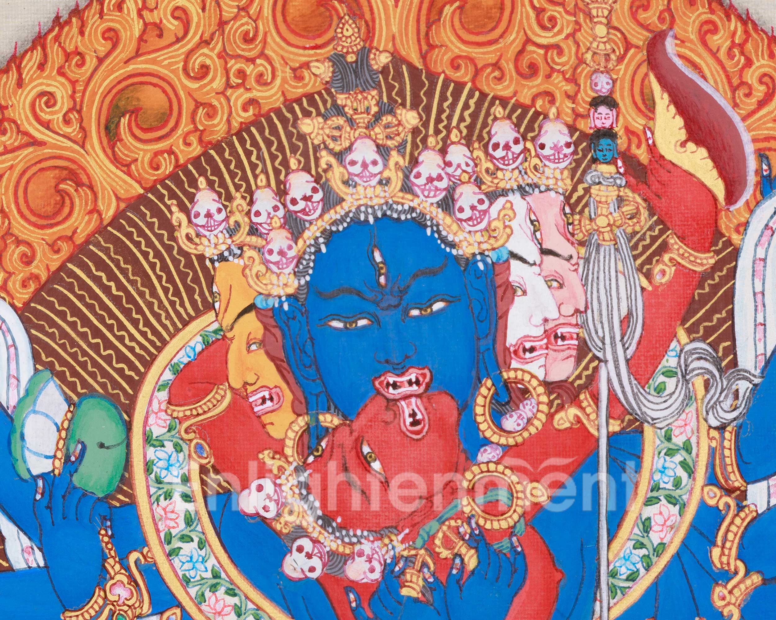 12 Armed Chakrasamvara | Sacred Tantric Deity | The Union of Compassion and Wisdom