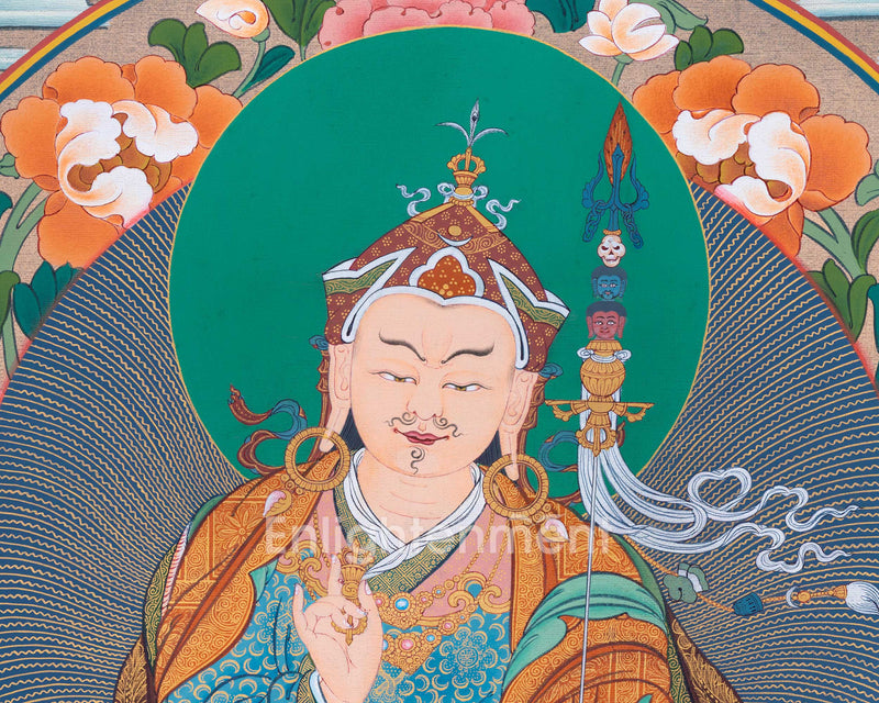 Sacred Assembly of Guru Rinpoche Thangka