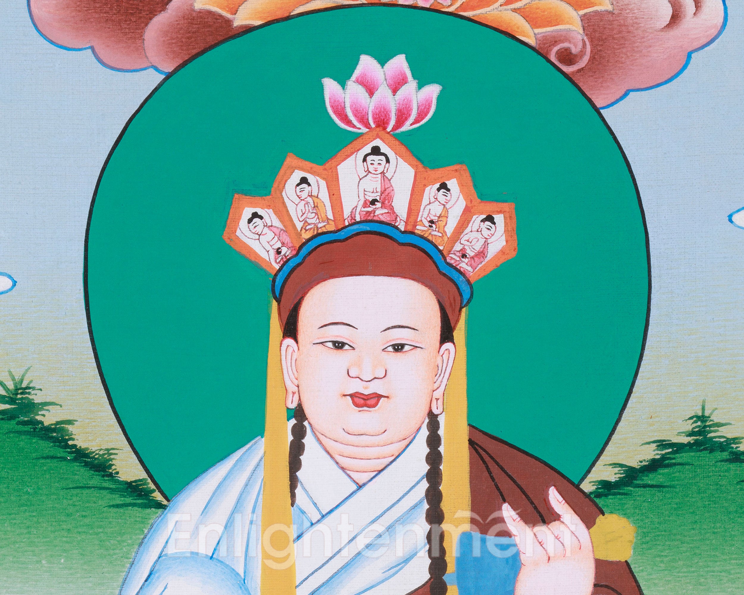 Tibetan Bodhisattva Thangka | Sacred Himalayan Buddhist Art