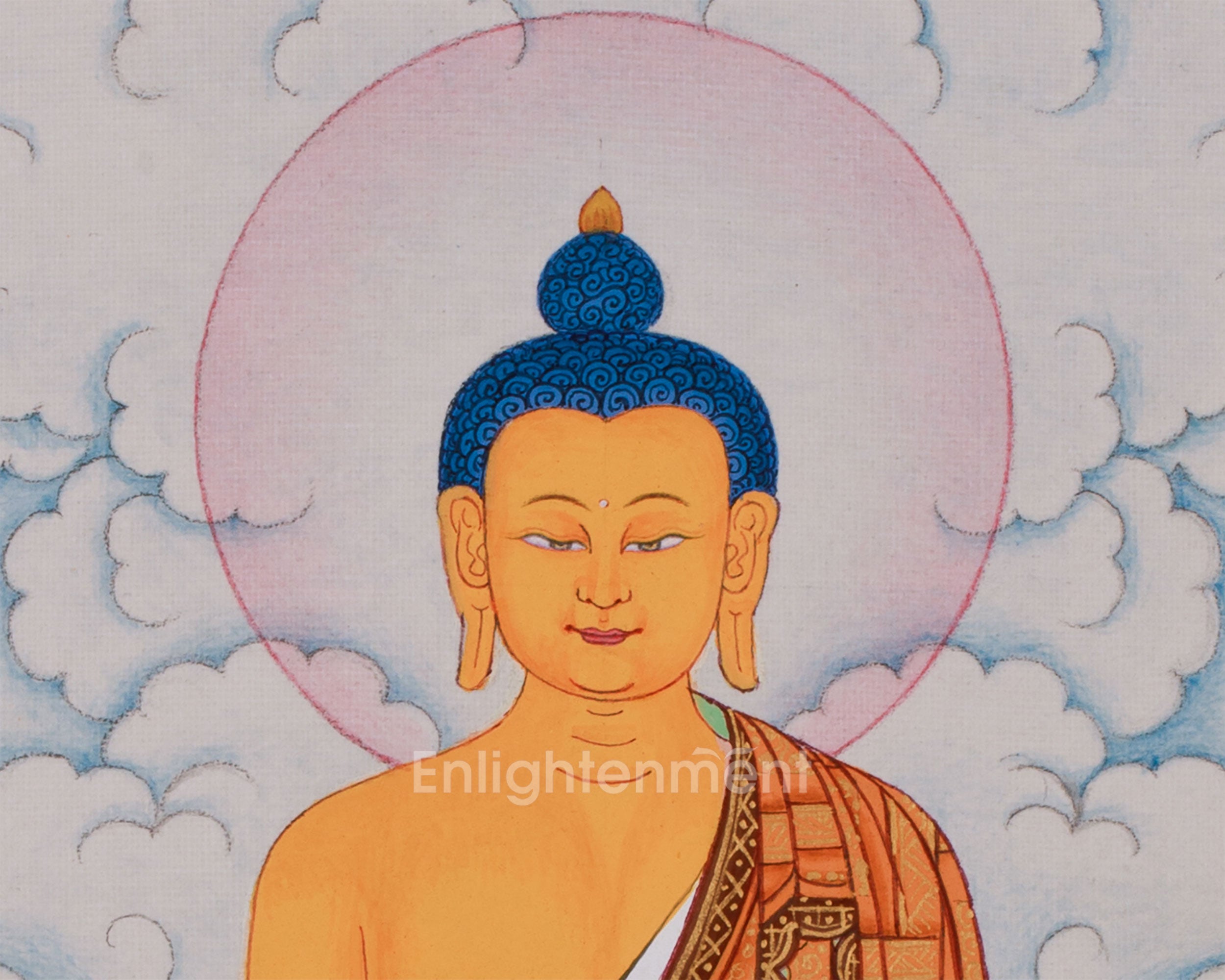 Small Shakyamuni Buddha Thangka | Zen Buddhism