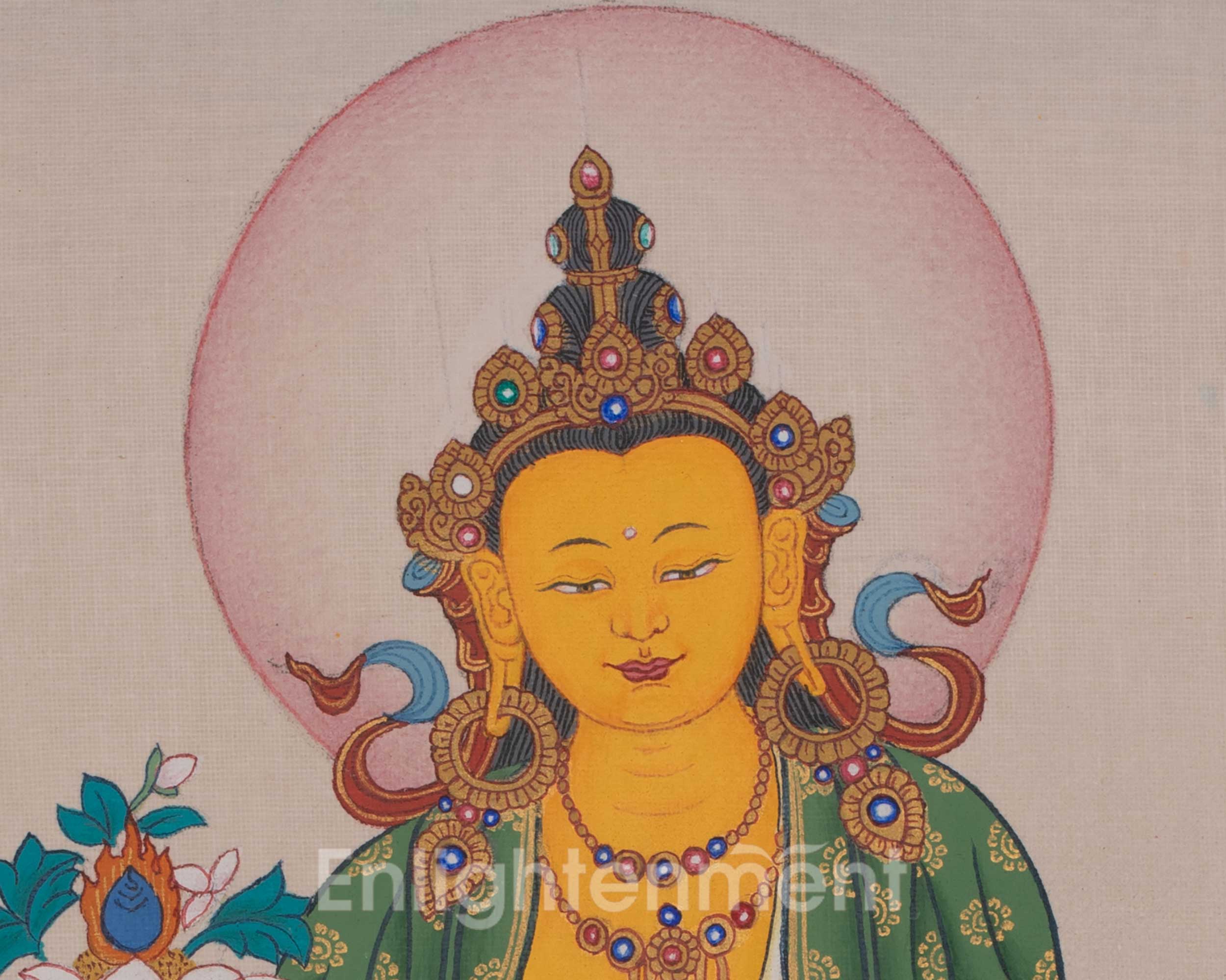 Ksitigarbha Bodhisattva Thangka | Revered Bodhisattva In Mahāyāna Buddhism
