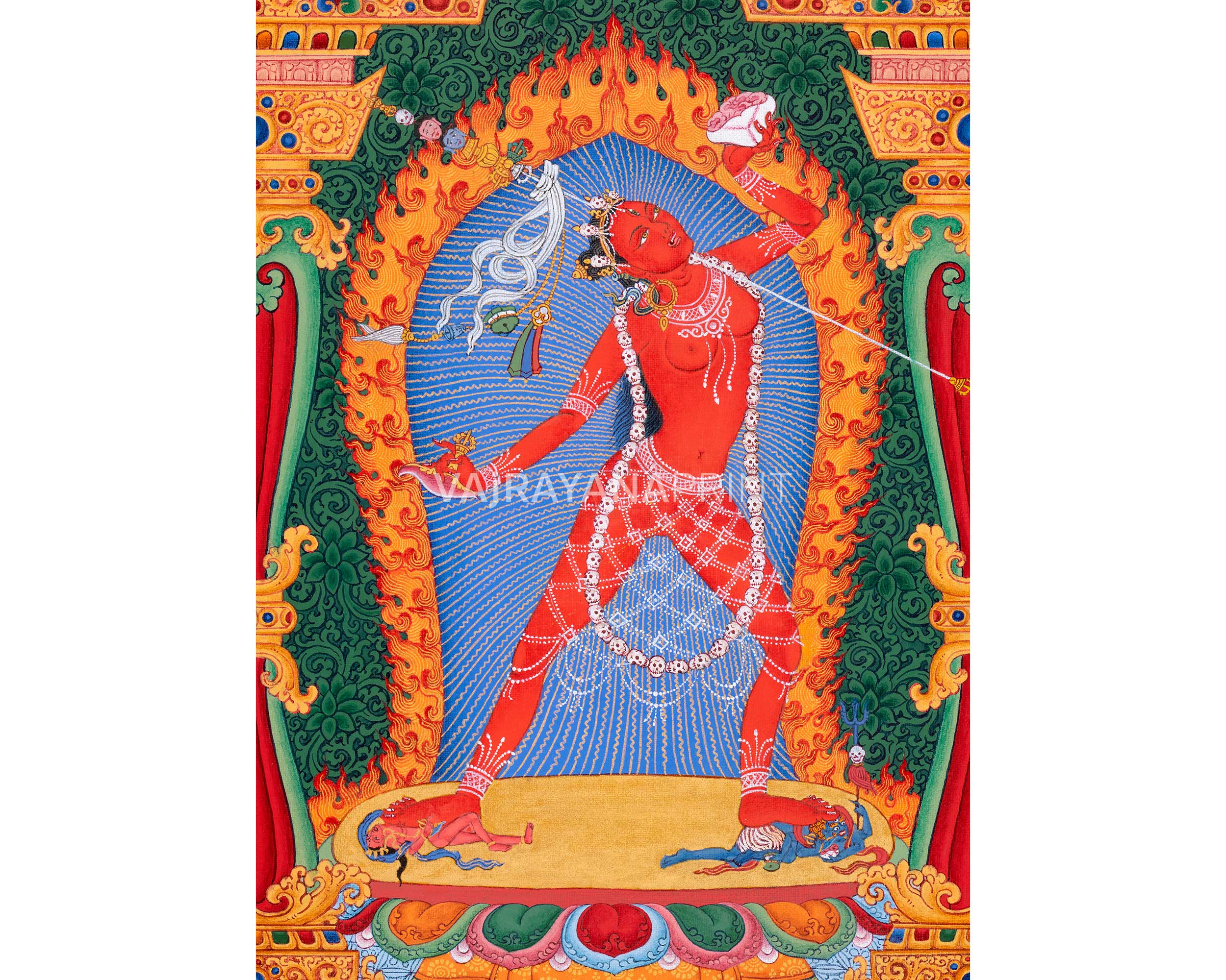 Divine Dakini Set Thangka Prints | Vajrayogini & Vajravarahi | Sacred Female Buddha Art