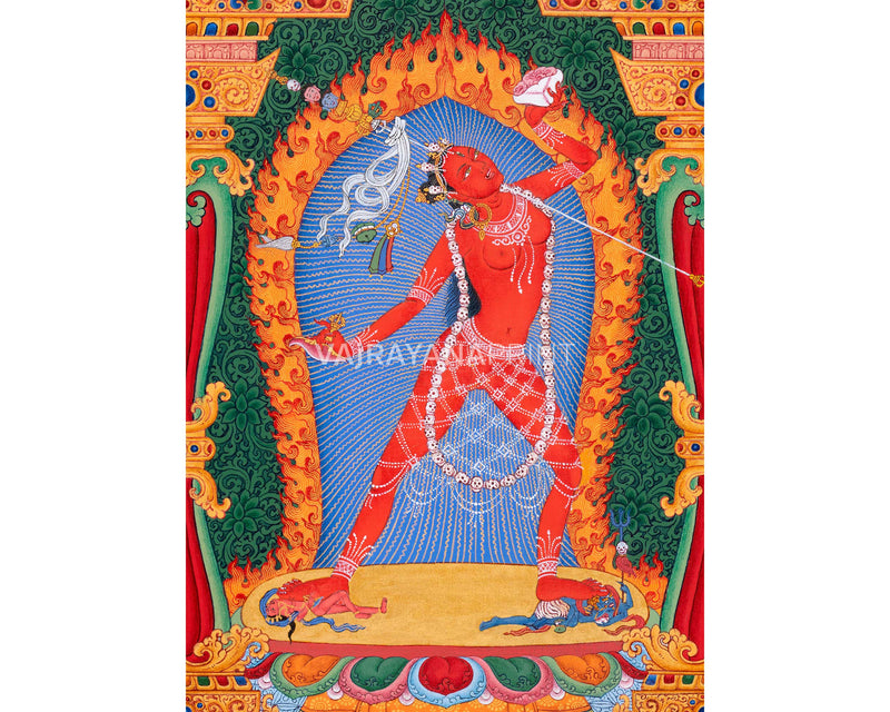 Divine Dakini Set Thangka Prints | Vajrayogini & Vajravarahi | Sacred Female Buddha Art