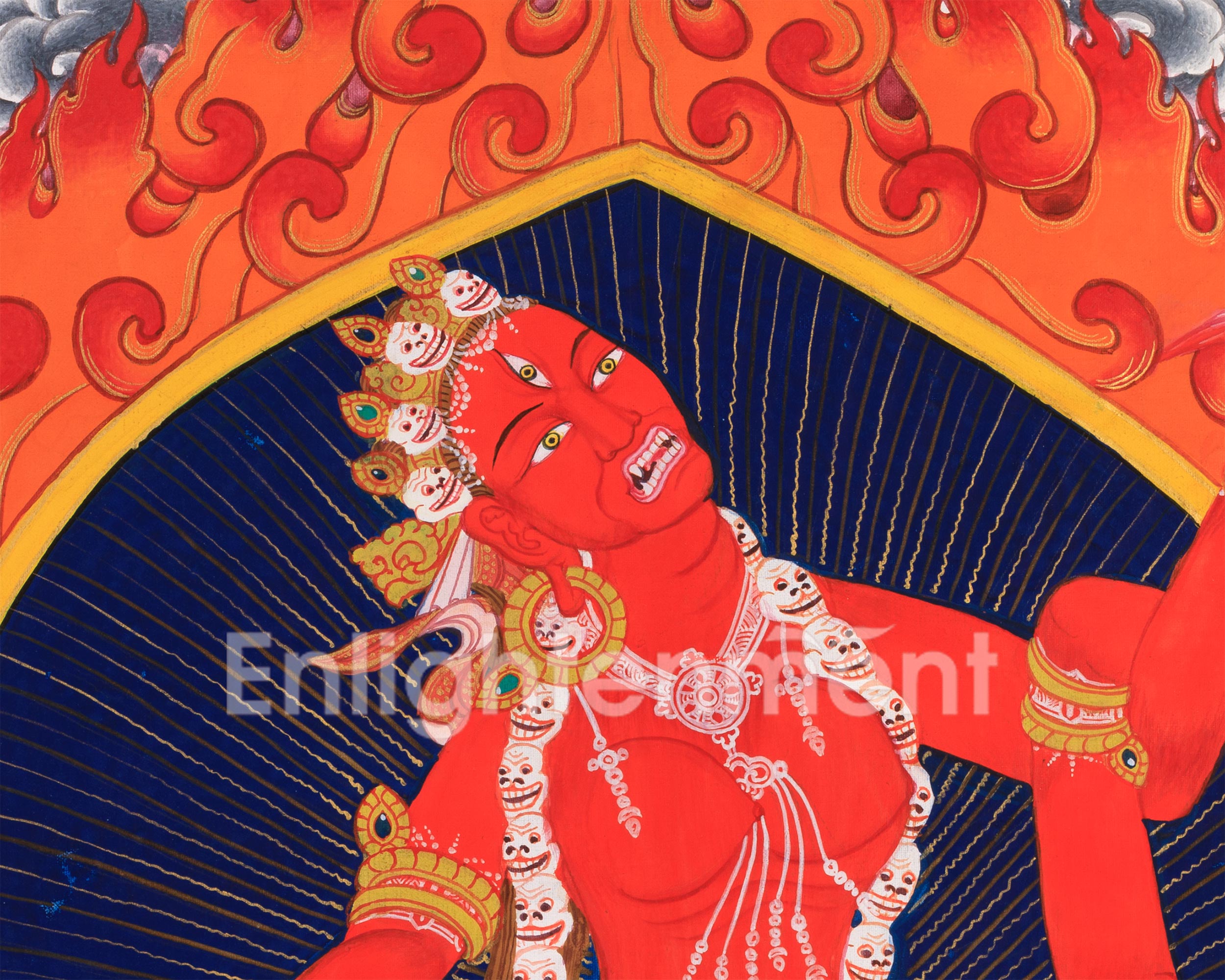 Vajrayogini Red Dakini Thangka | Fierce Wisdom and Empowerment