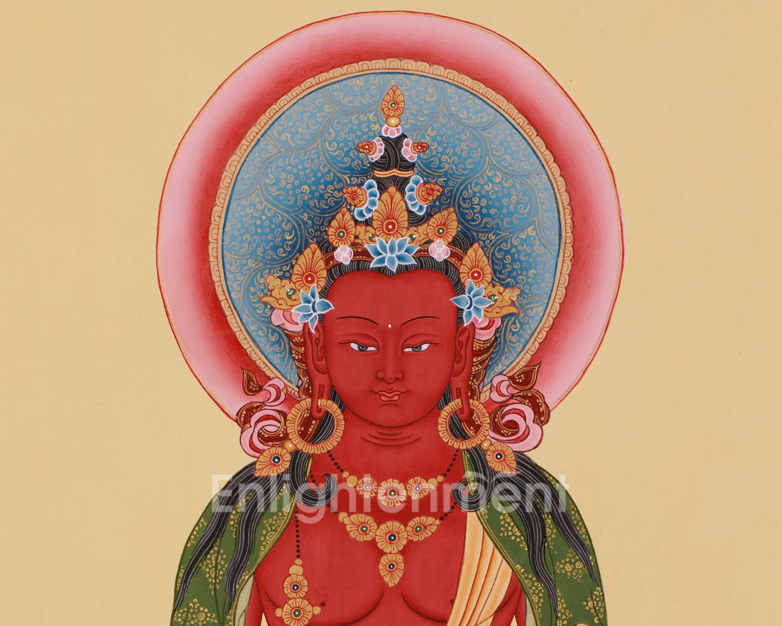 Amitayus Buddha of Infinite Light | Tibetan Longevity Thangka