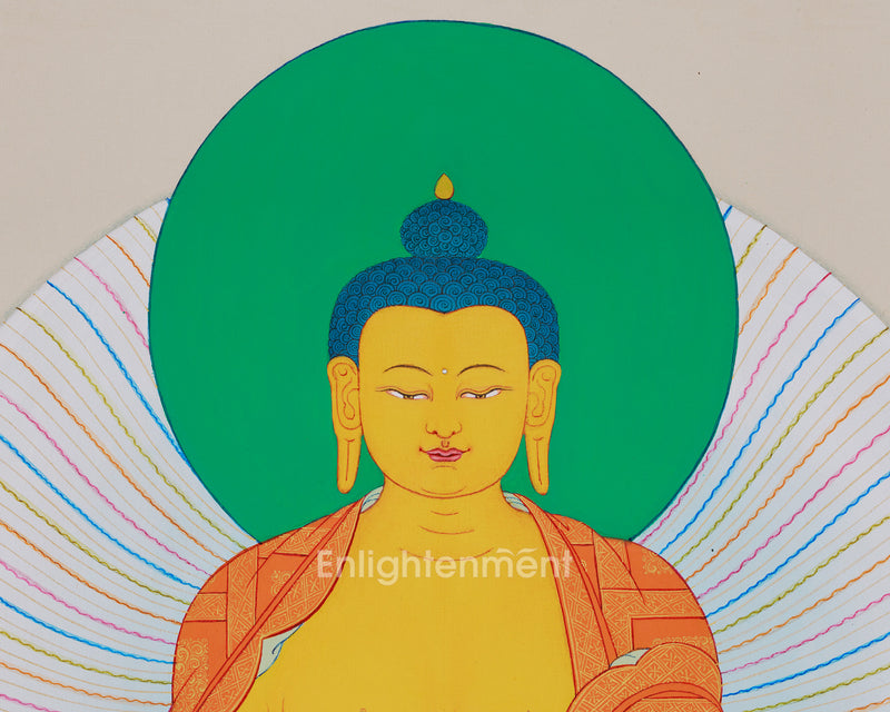 The Majestic Embodiment of Enlightenment | Shakyamuni Buddha Artwork