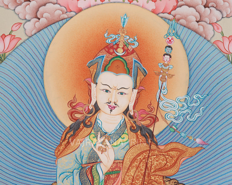 Guru Rinpoche, Padmasambhava Canvas Print | Lotus-Born Master | Buddhist Masters