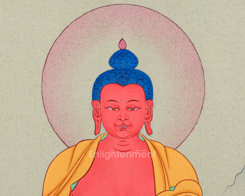 Amida Buddha Amitabha Thangka | Hand-Painted Tibetan Art