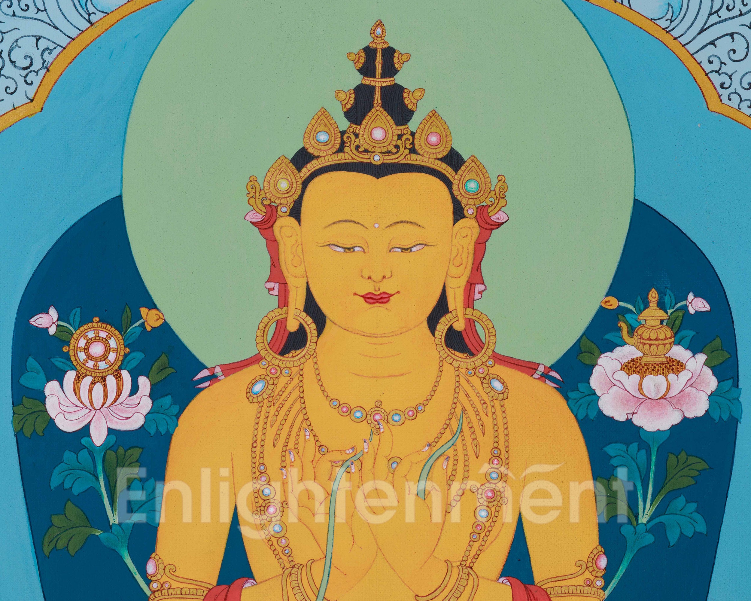 The Buddha of Future, Maitreya Thangka | Buddha of Hope and Enlightenment