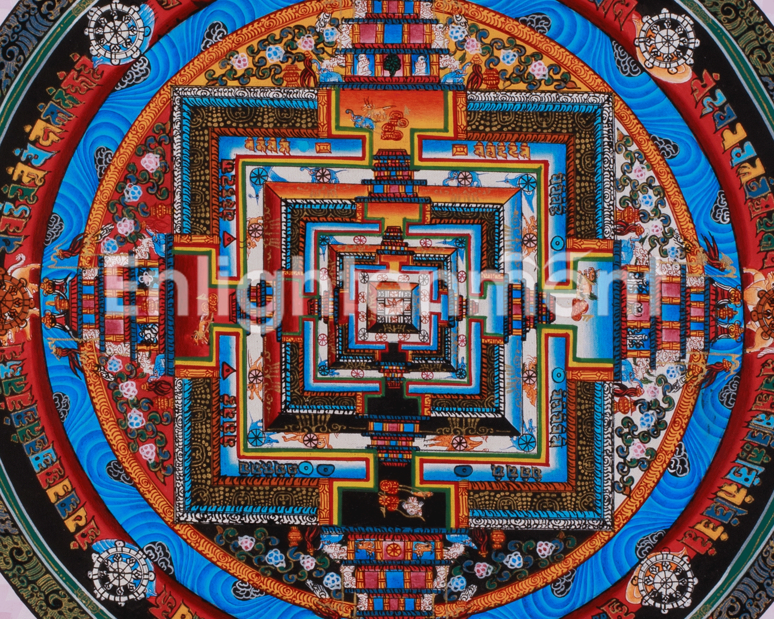 Sacred Buddhist Kalachakra Mandala | Peace, Focus, and Inner Transformation